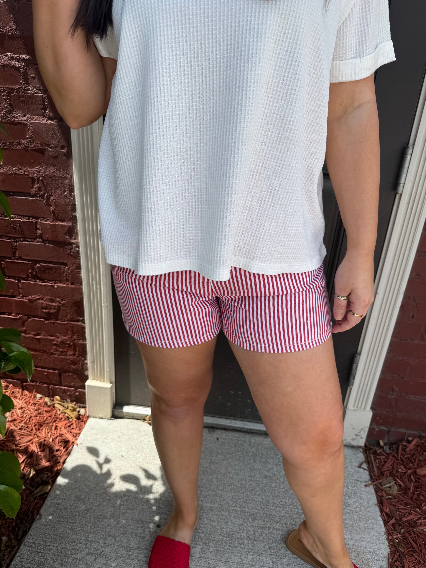 Pauline Striped Shorts