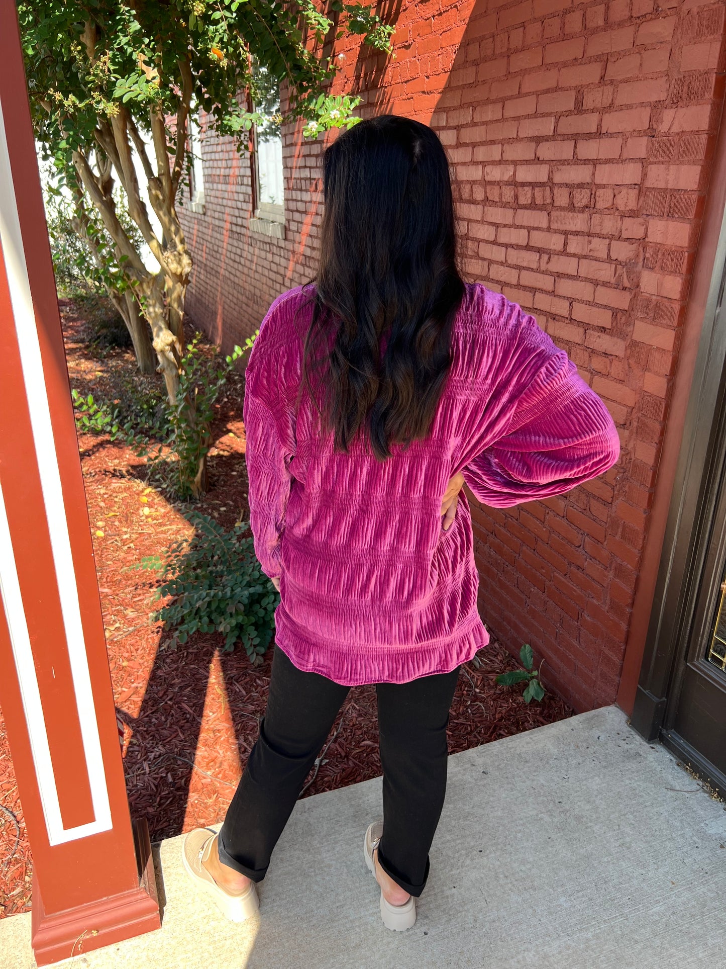 Anything It Takes Velvet Top