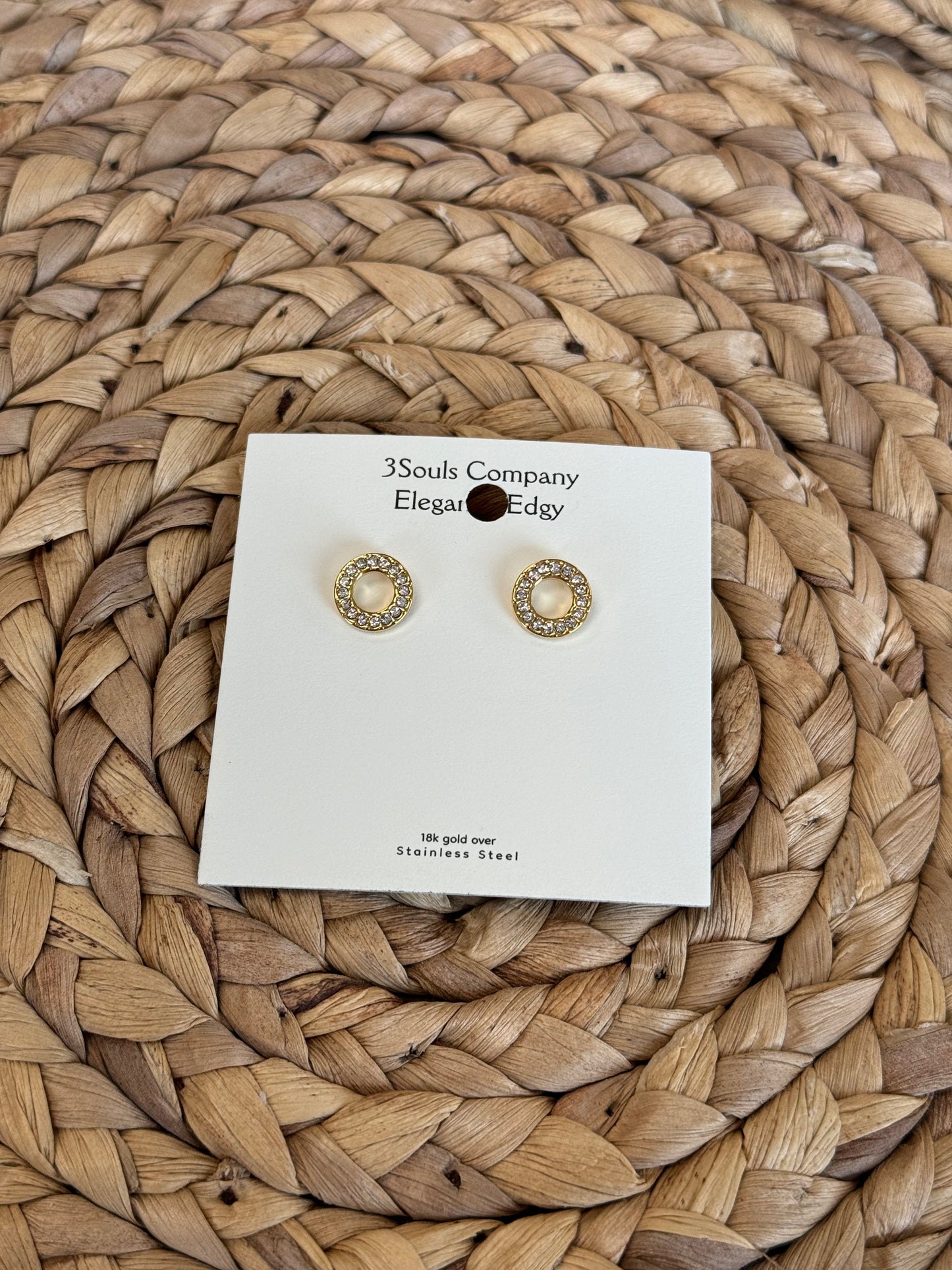 Circle Studded Earring