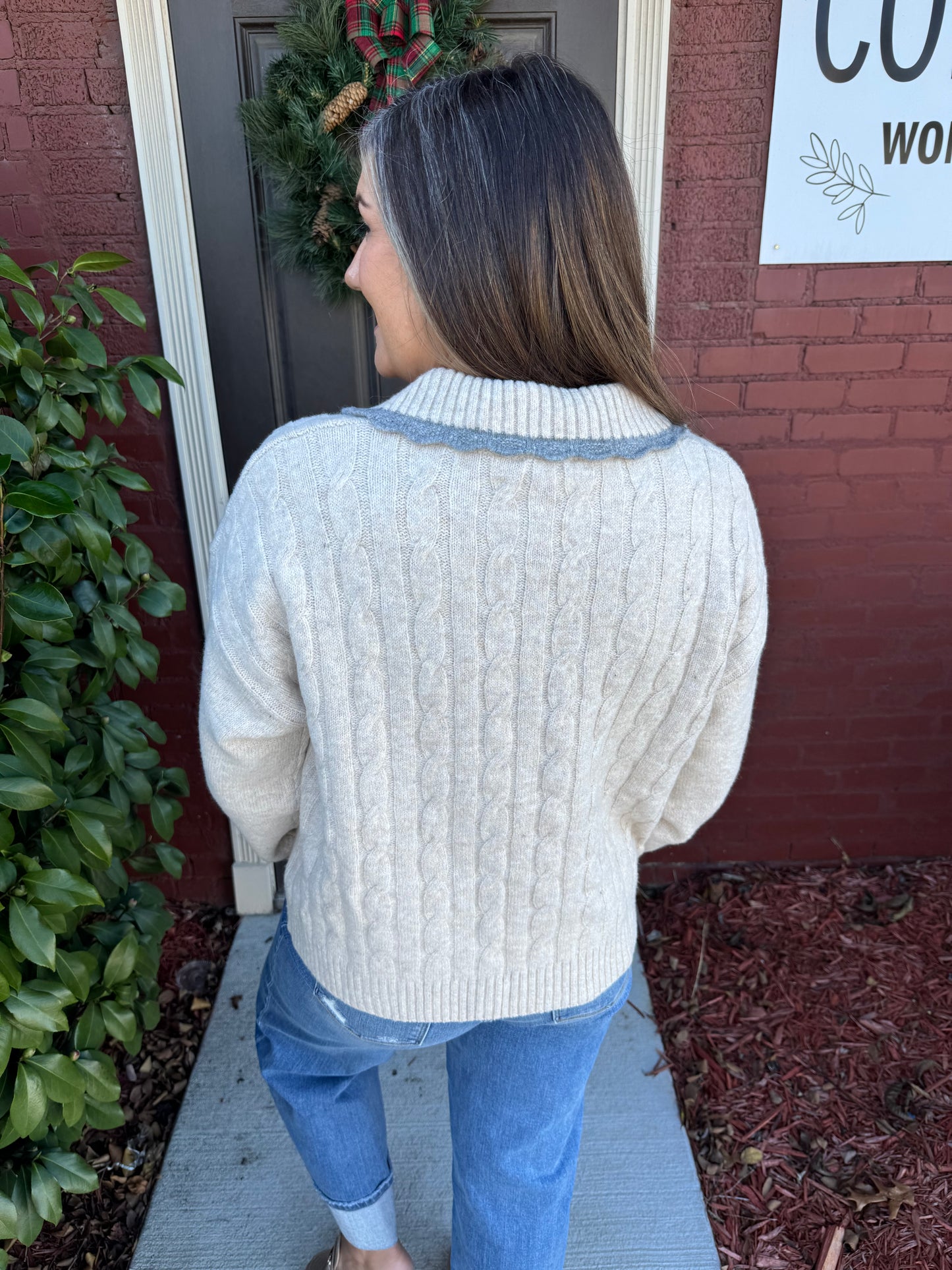 Obsessed Oatmeal Sweater
