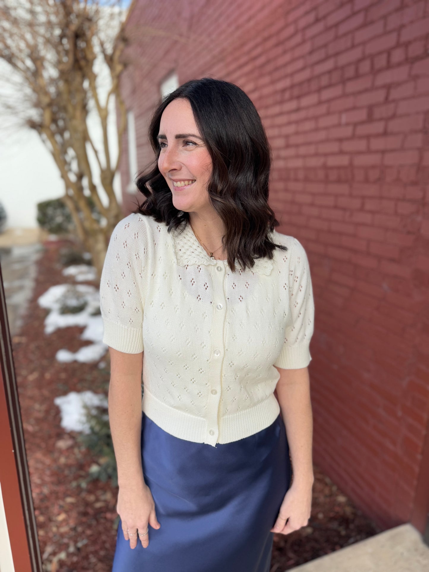 Whip Cream Knit Top