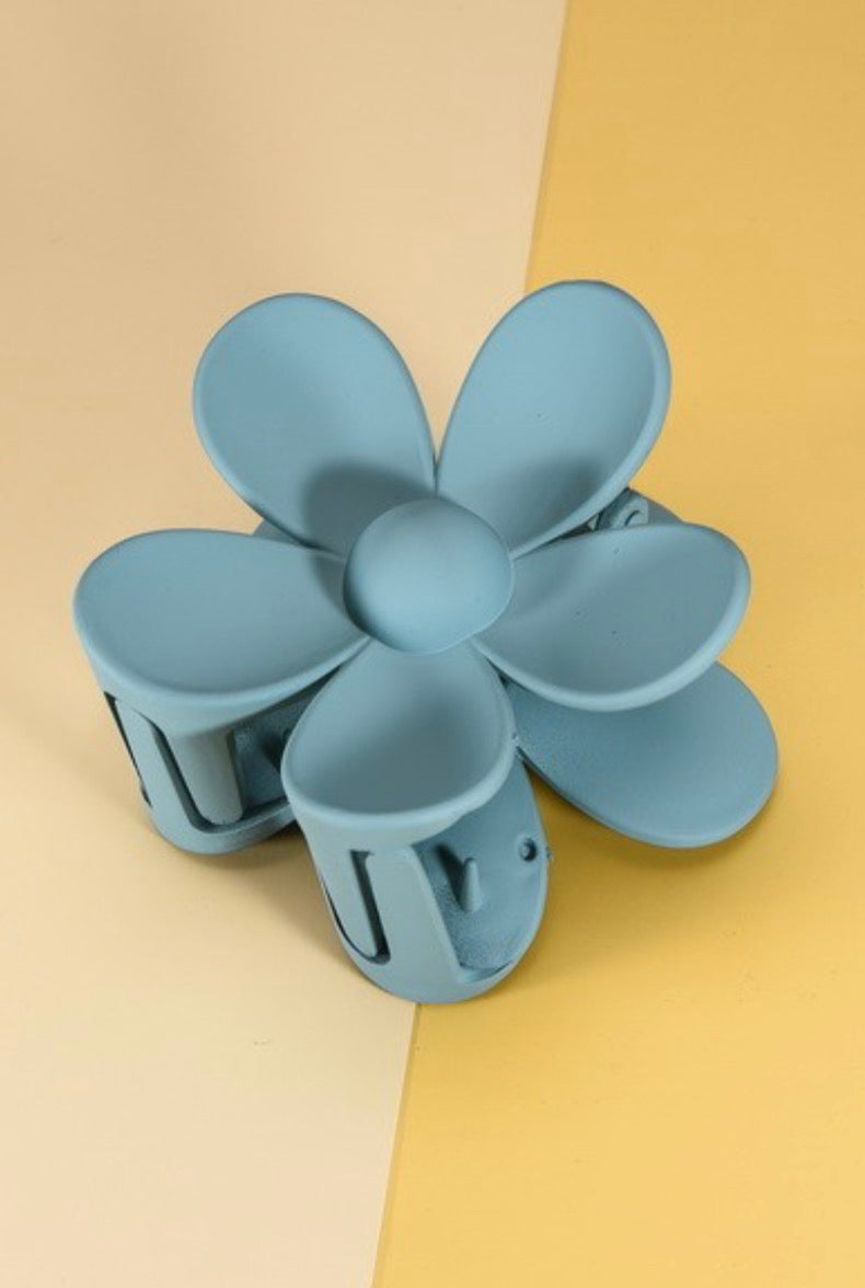 Matte Flower Hair Clip