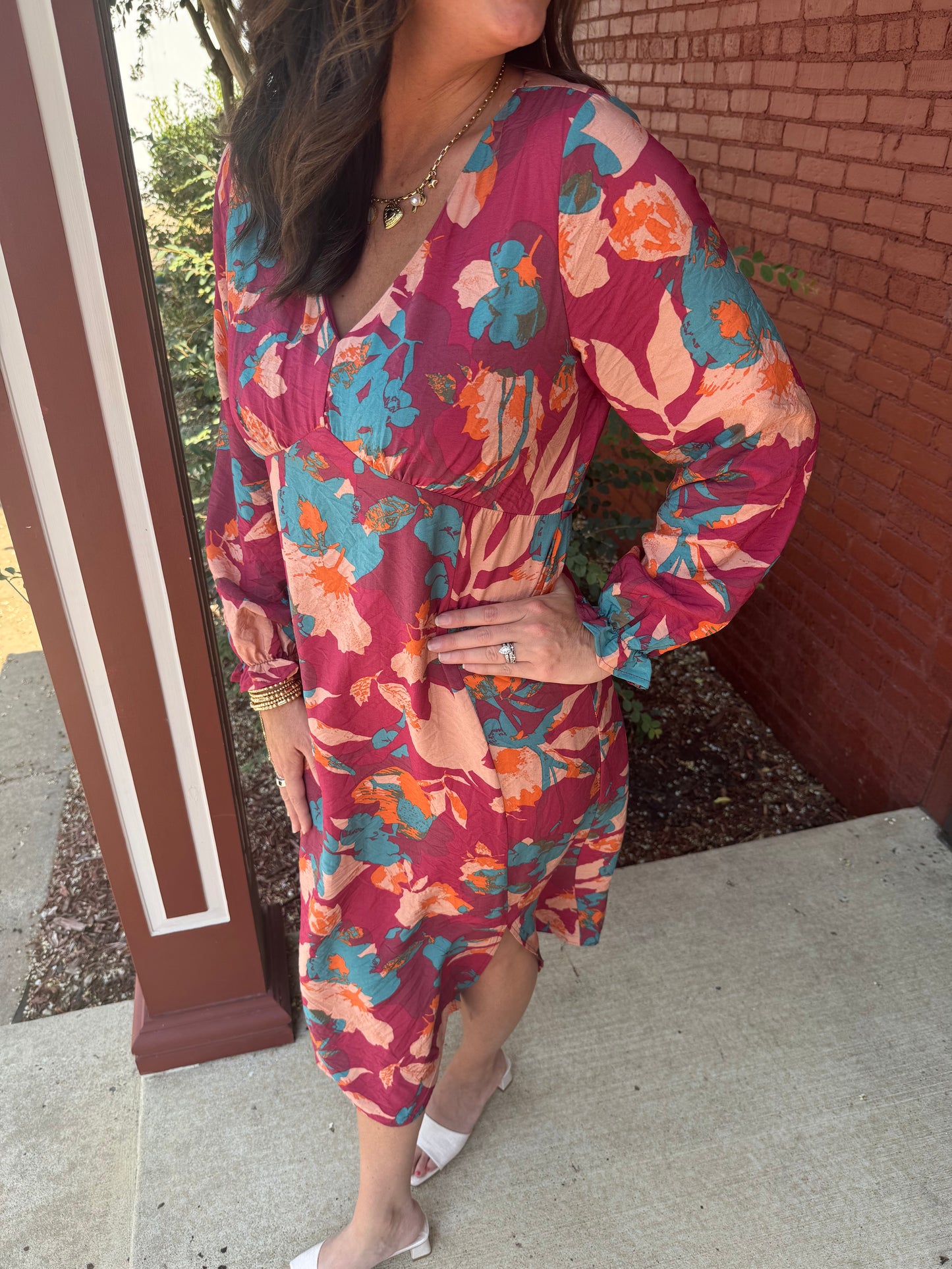 Autumn Floral Midi