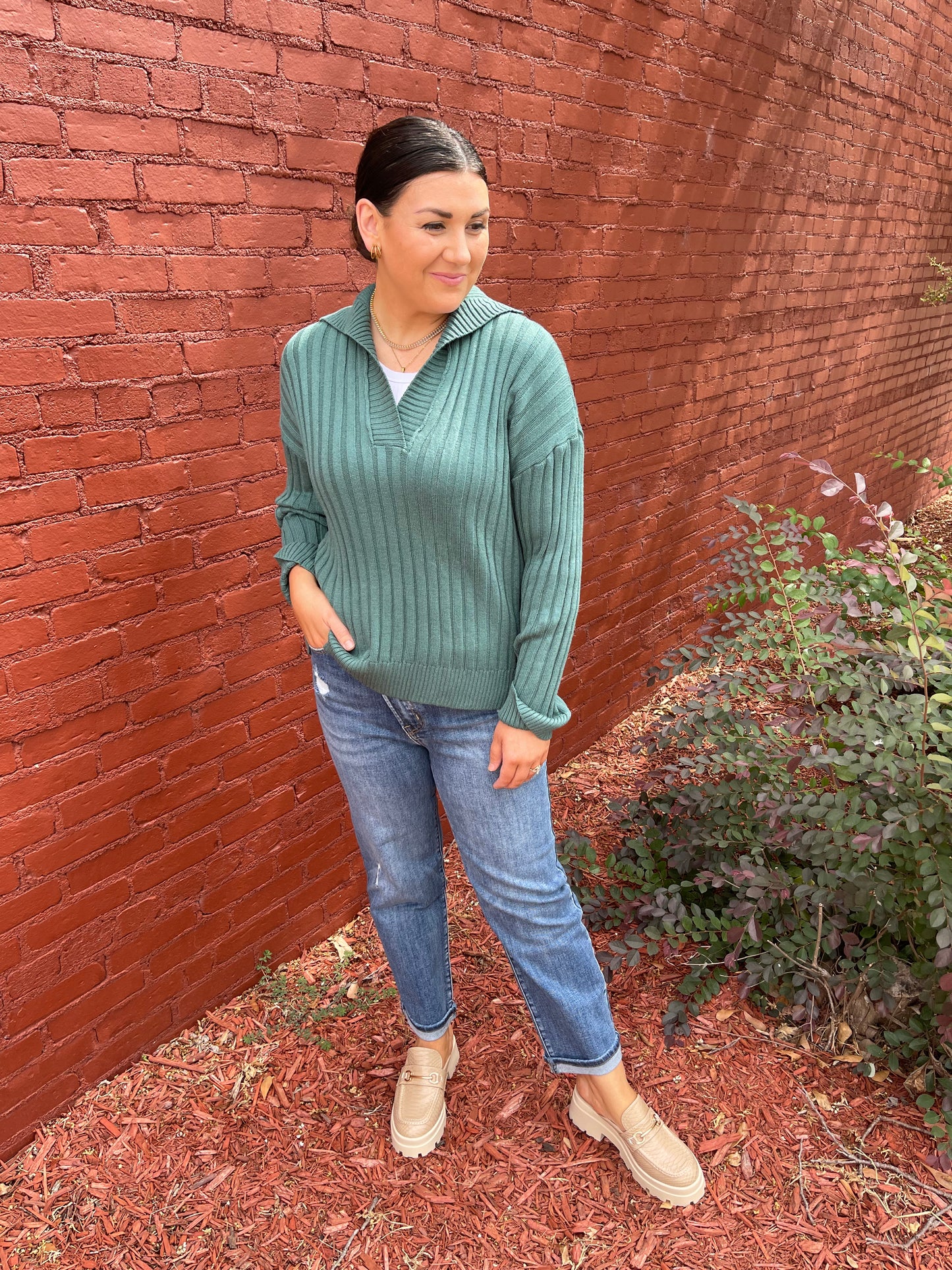 Preppy Sweater Top