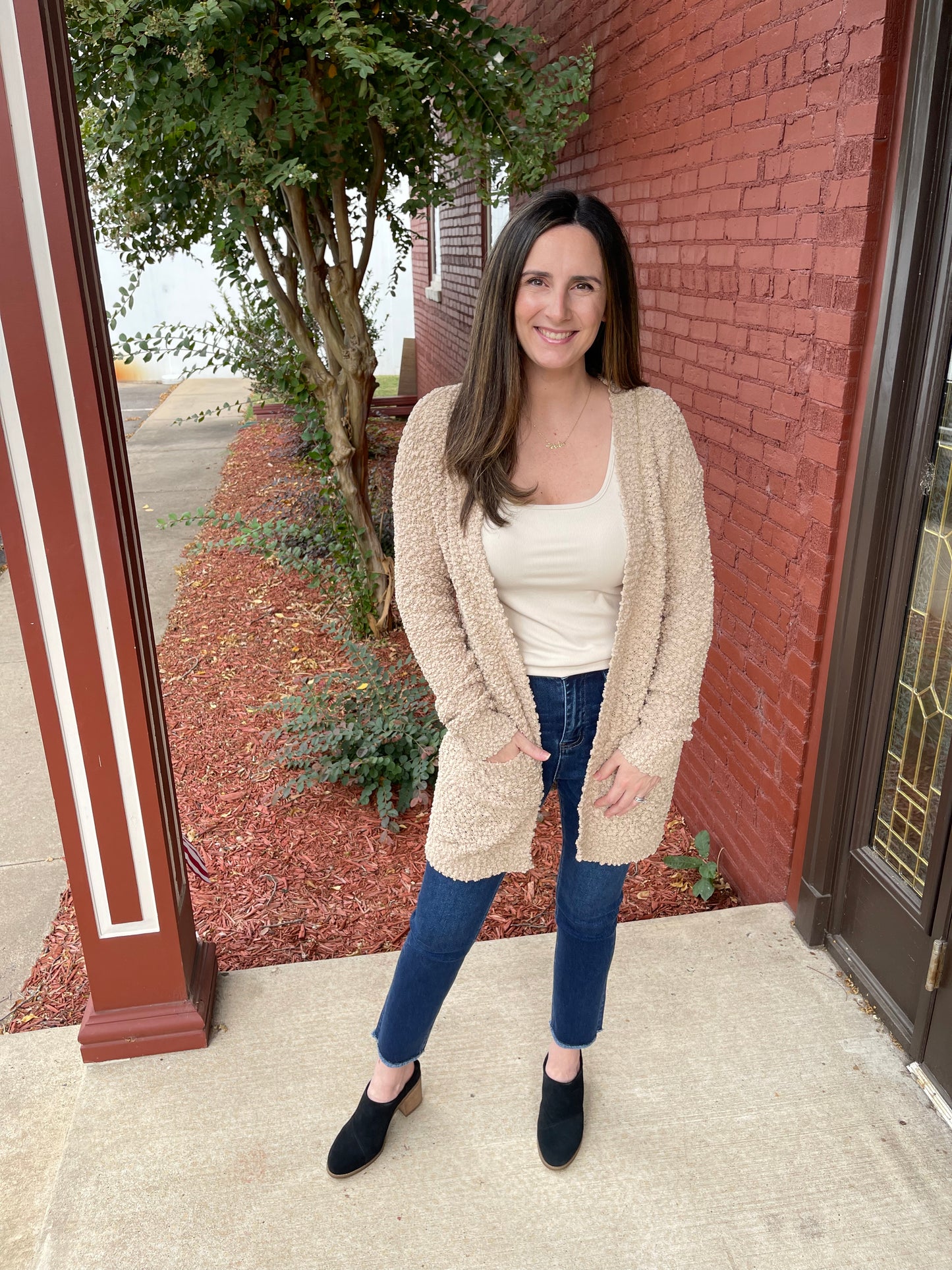 Popcorn Open Cardi