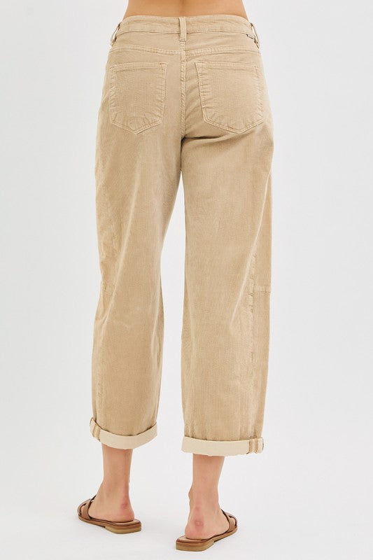 Corduroy Crop Barrel HR