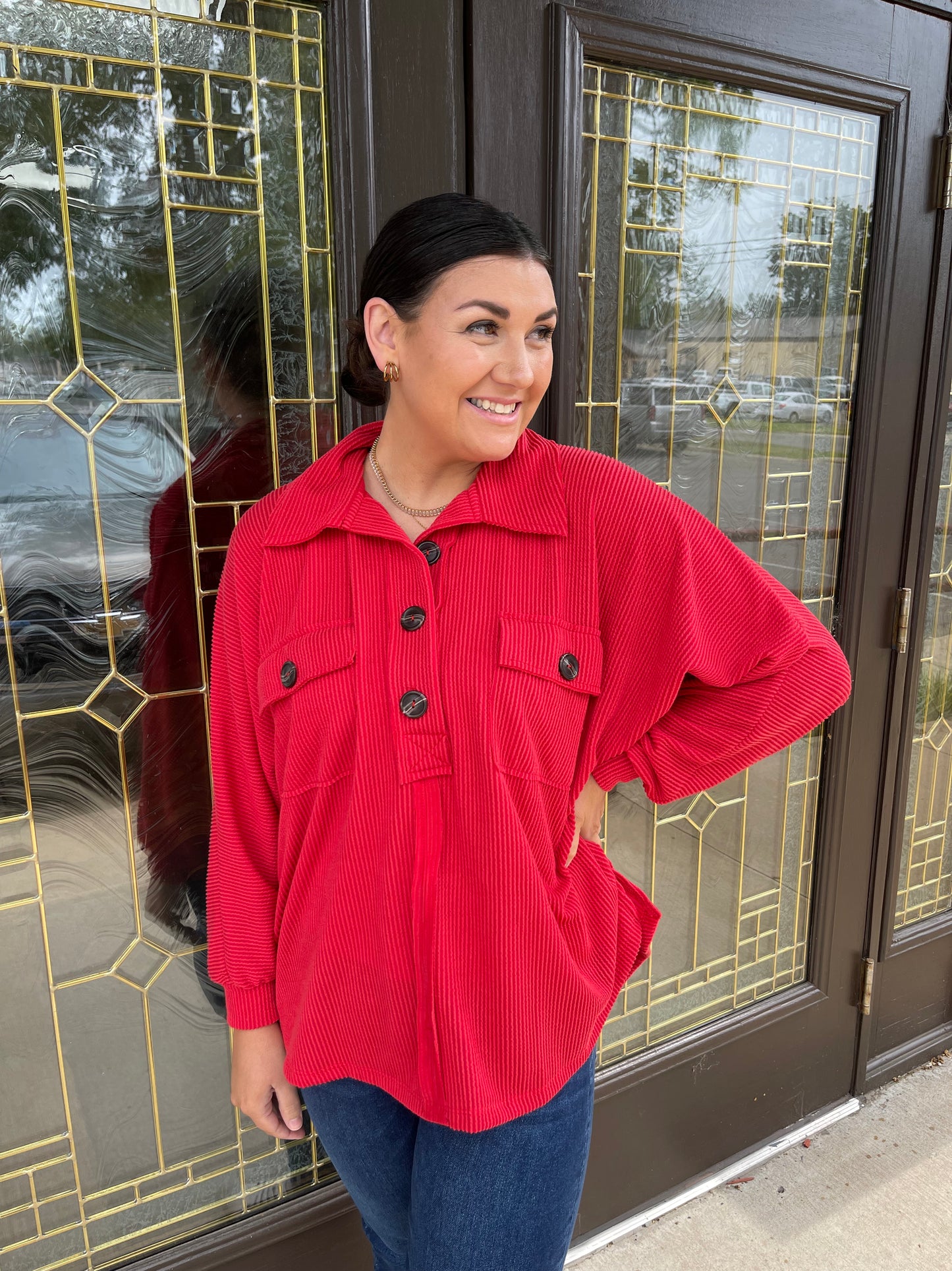 Ribbed Game Day 2.0 Pullover