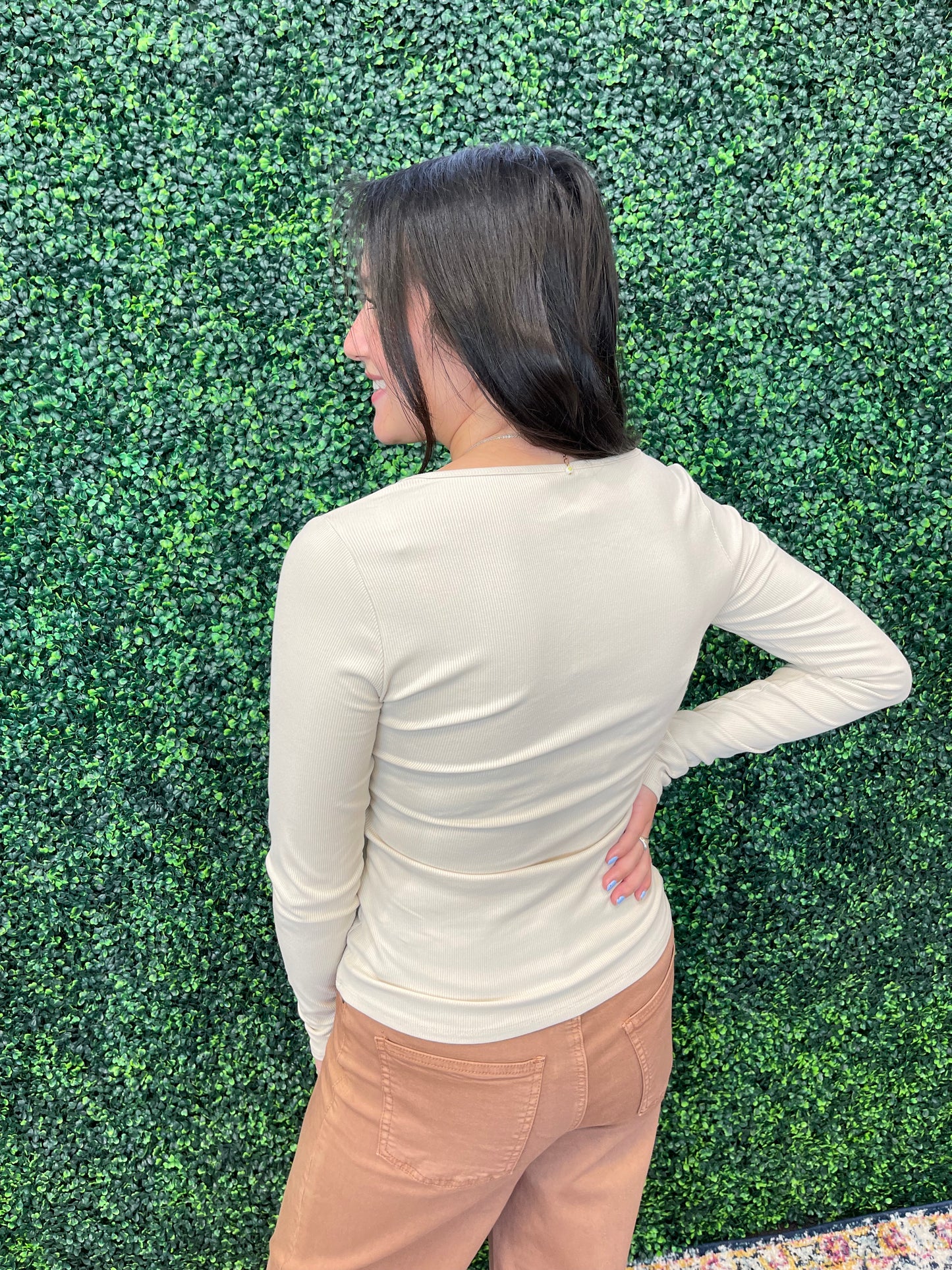 LS Ribbed Wish Top