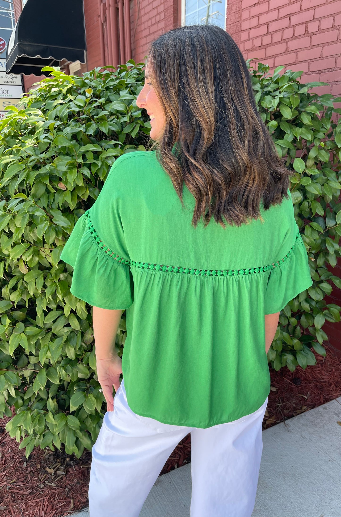 Ria Ruffle Blouse