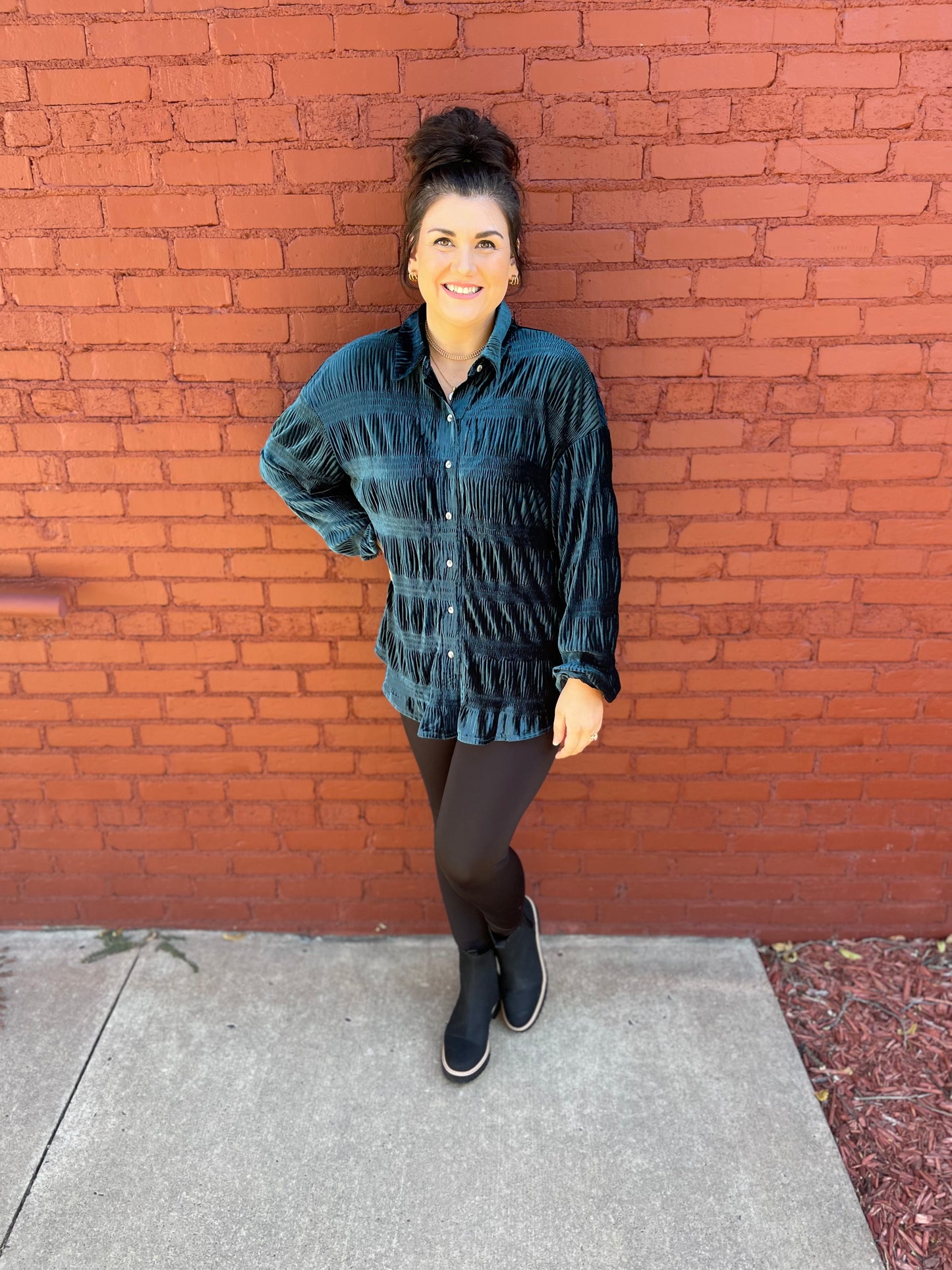Anything It Takes Velvet Top
