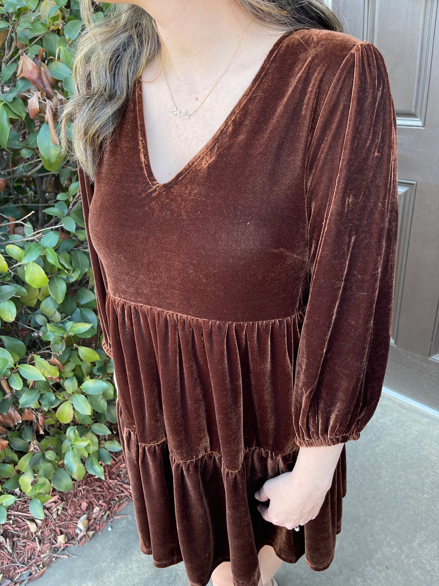 Chocolate Tiered Tunic