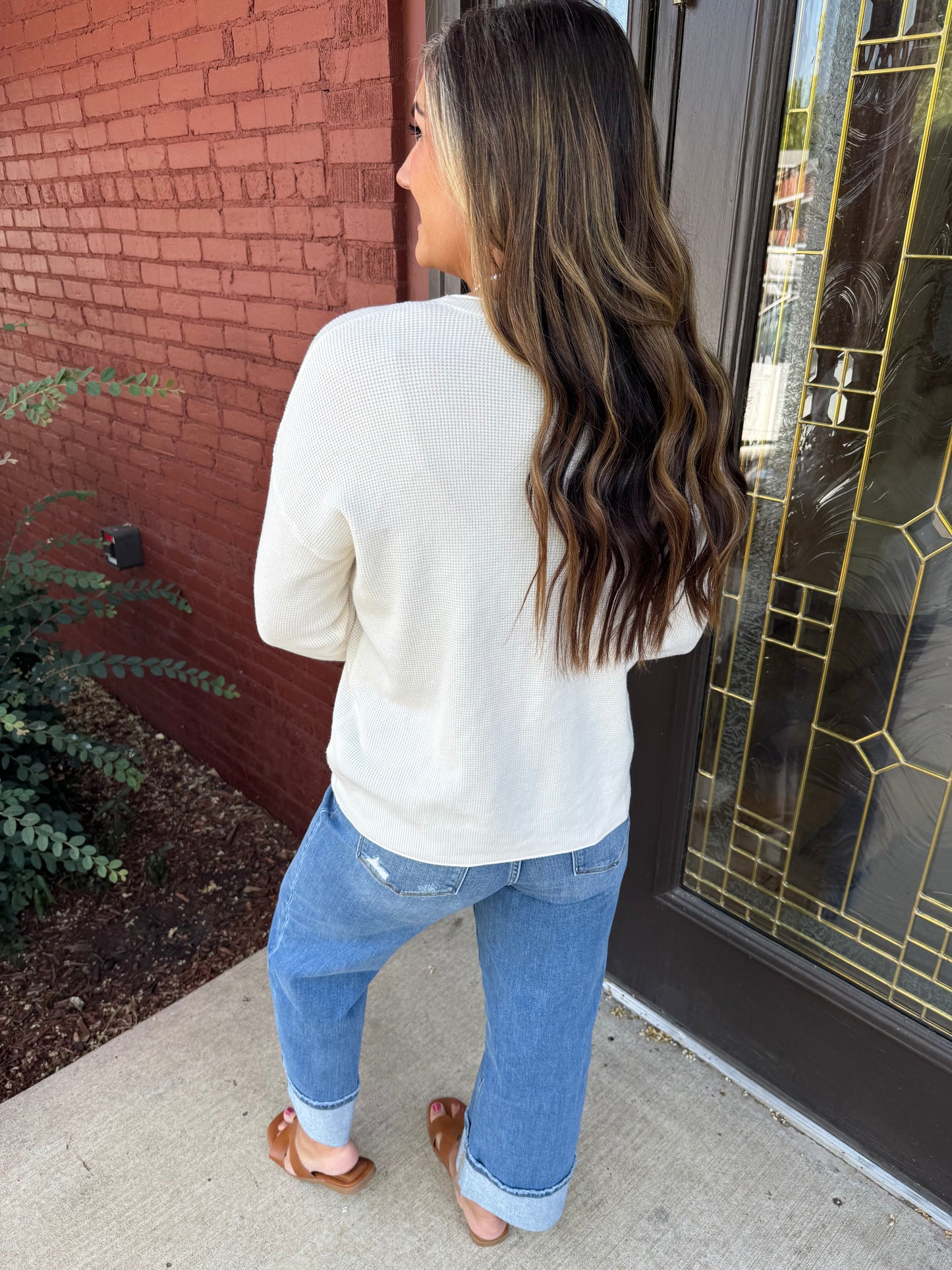 Aspen Waffle Sweater