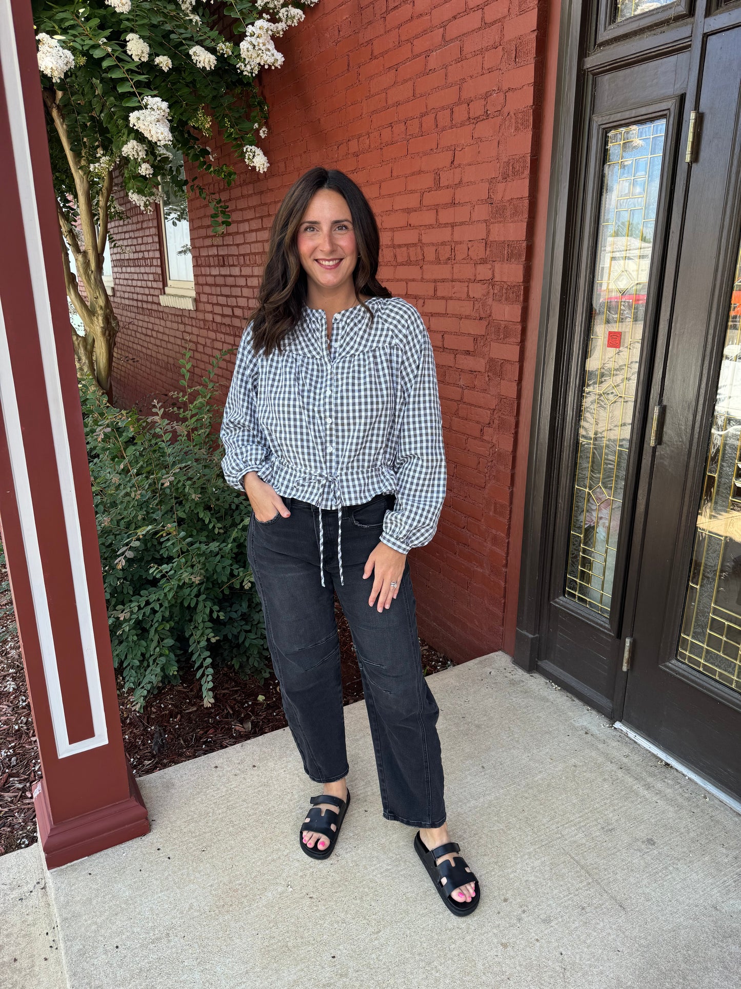 Gillian Gingham Top
