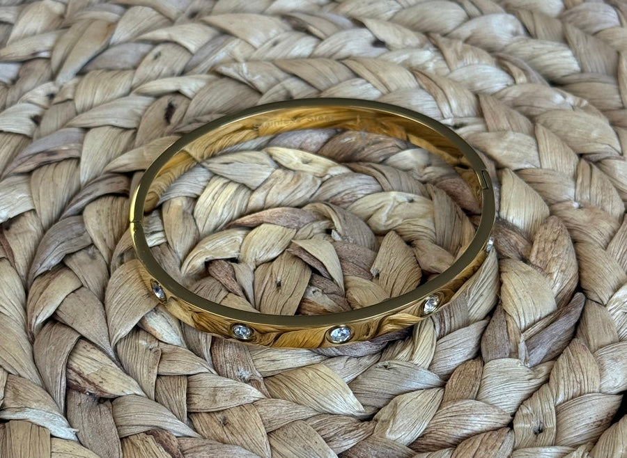Cartier Dupe Diamond Bangle
