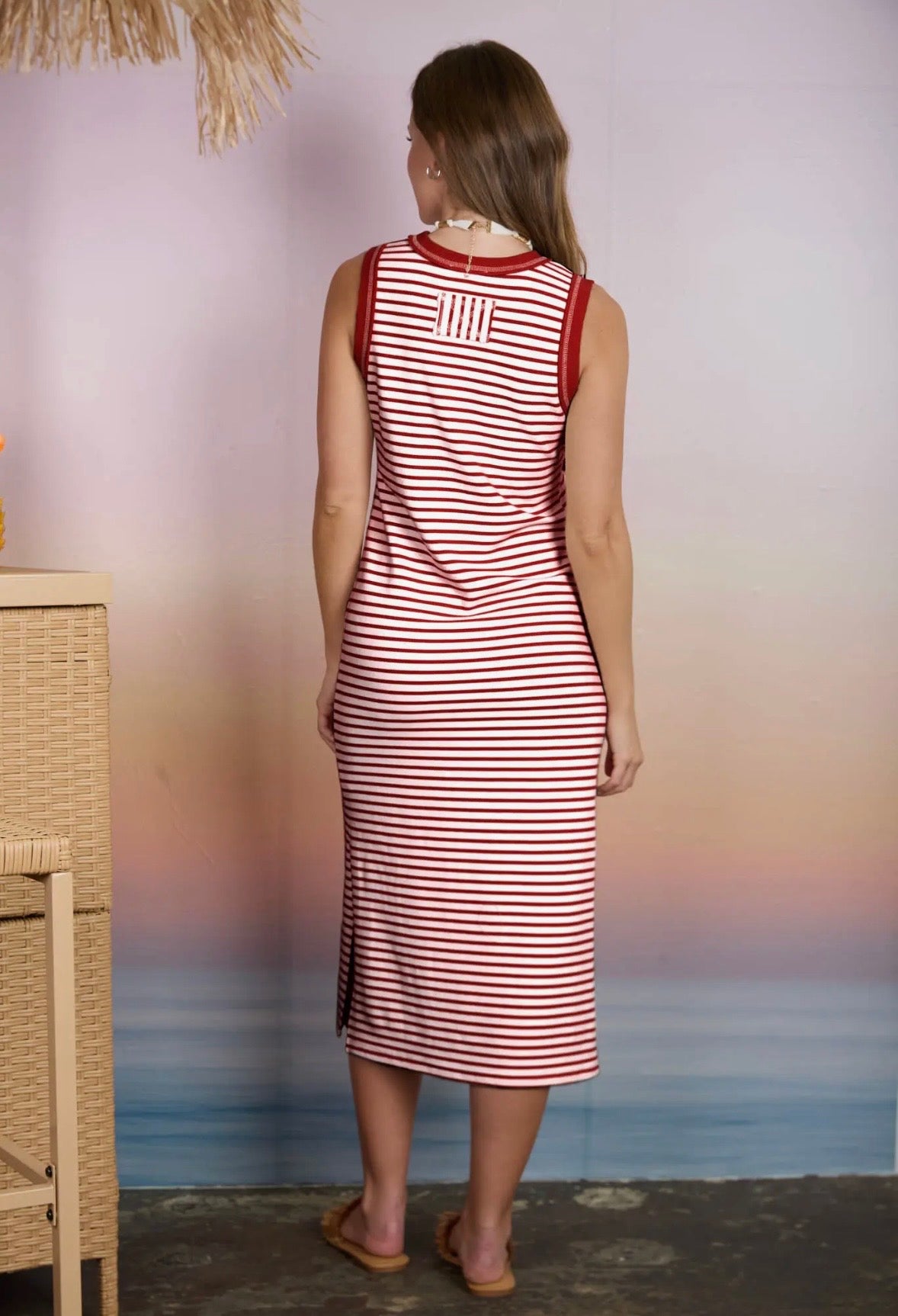 America Stripe Dress
