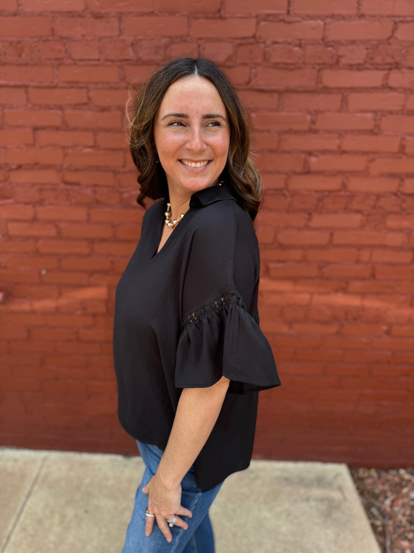 Ria Ruffle Blouse