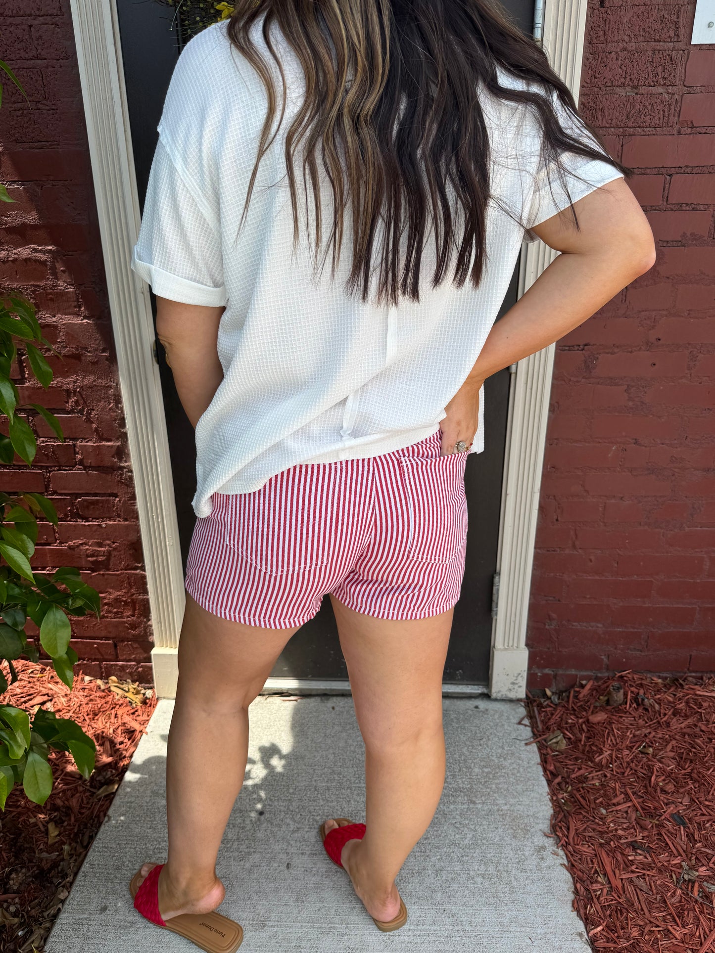 Pauline Striped Shorts