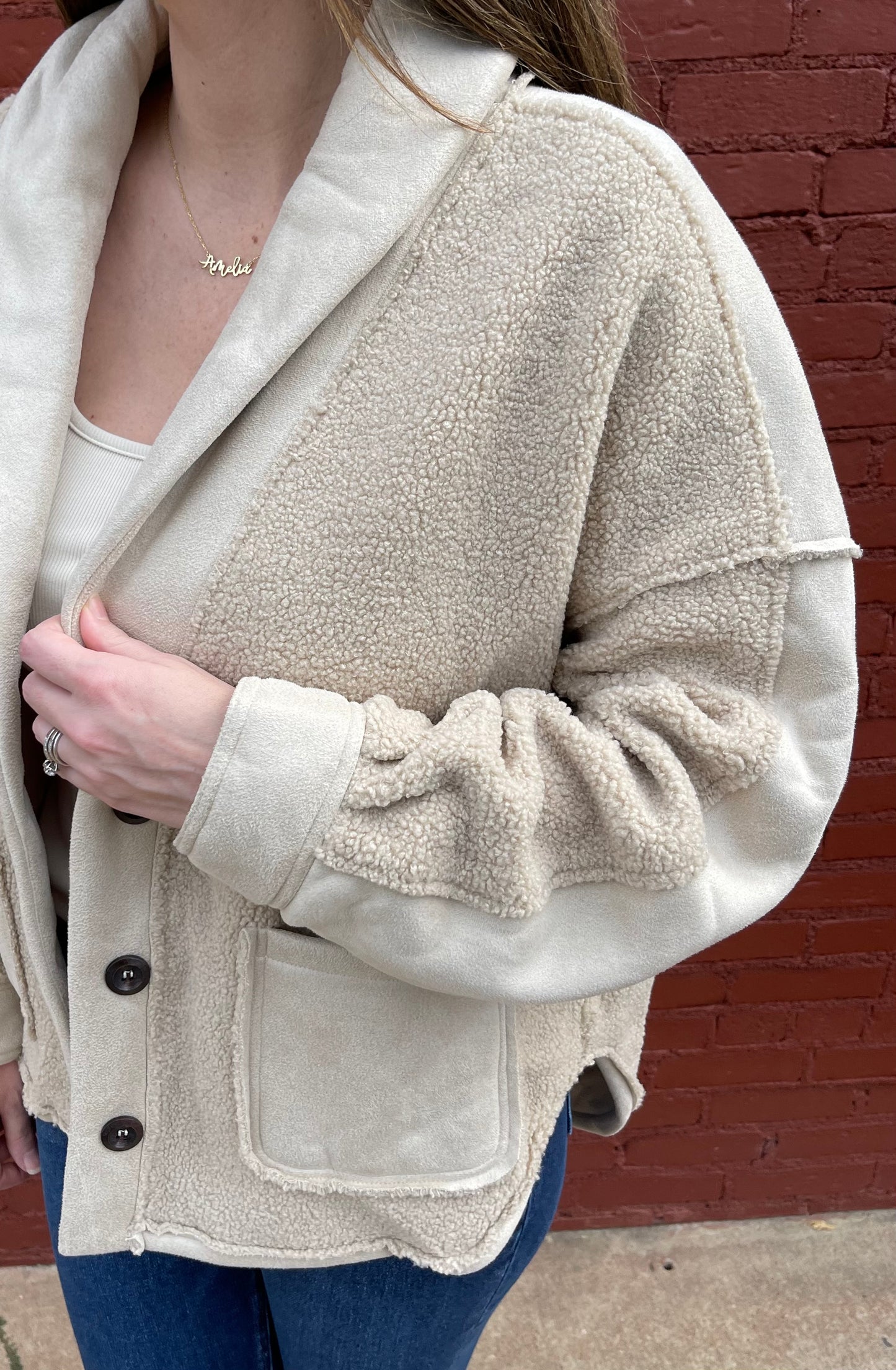 Teddy/Suede Jacket