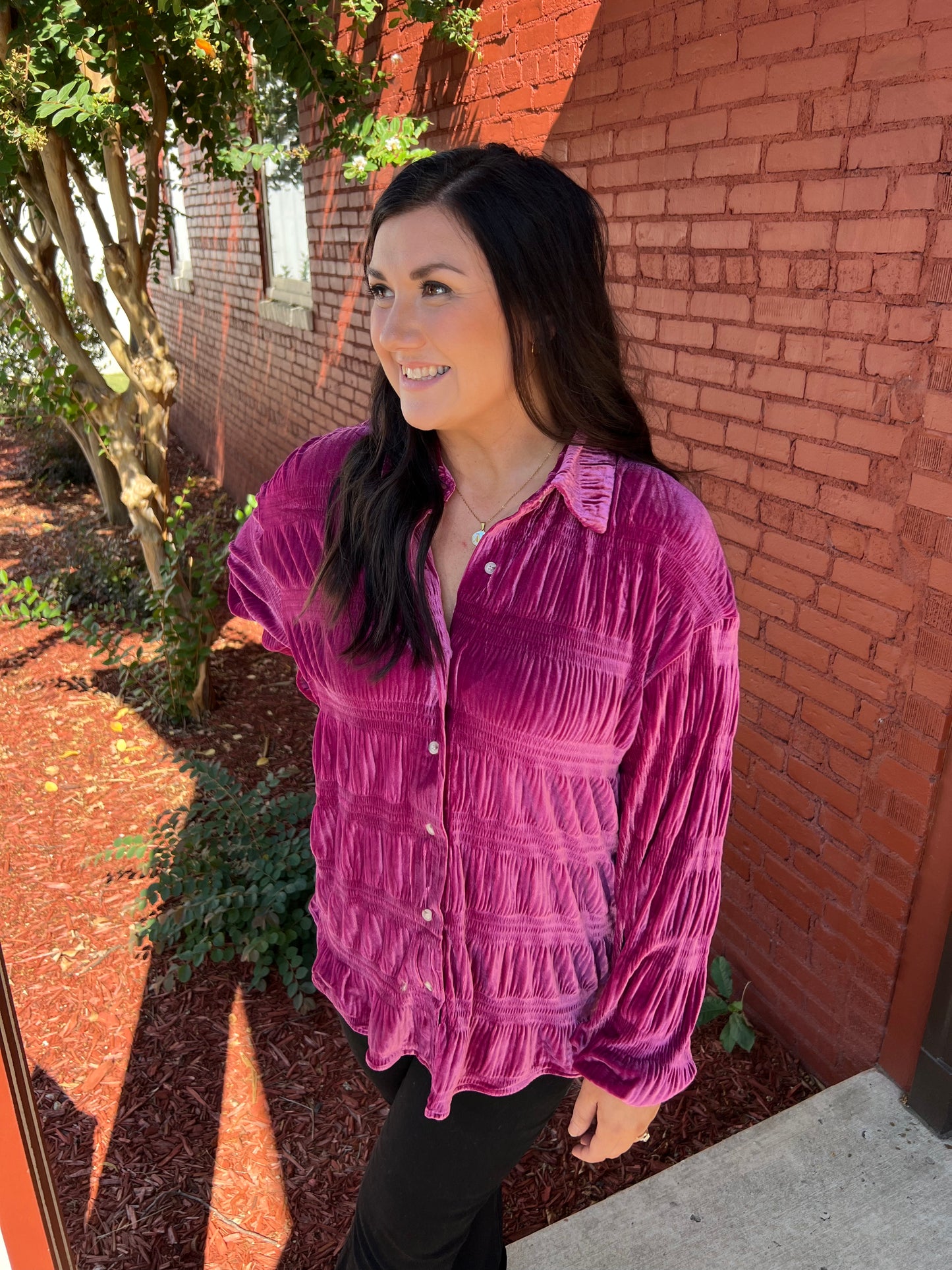 Anything It Takes Velvet Top