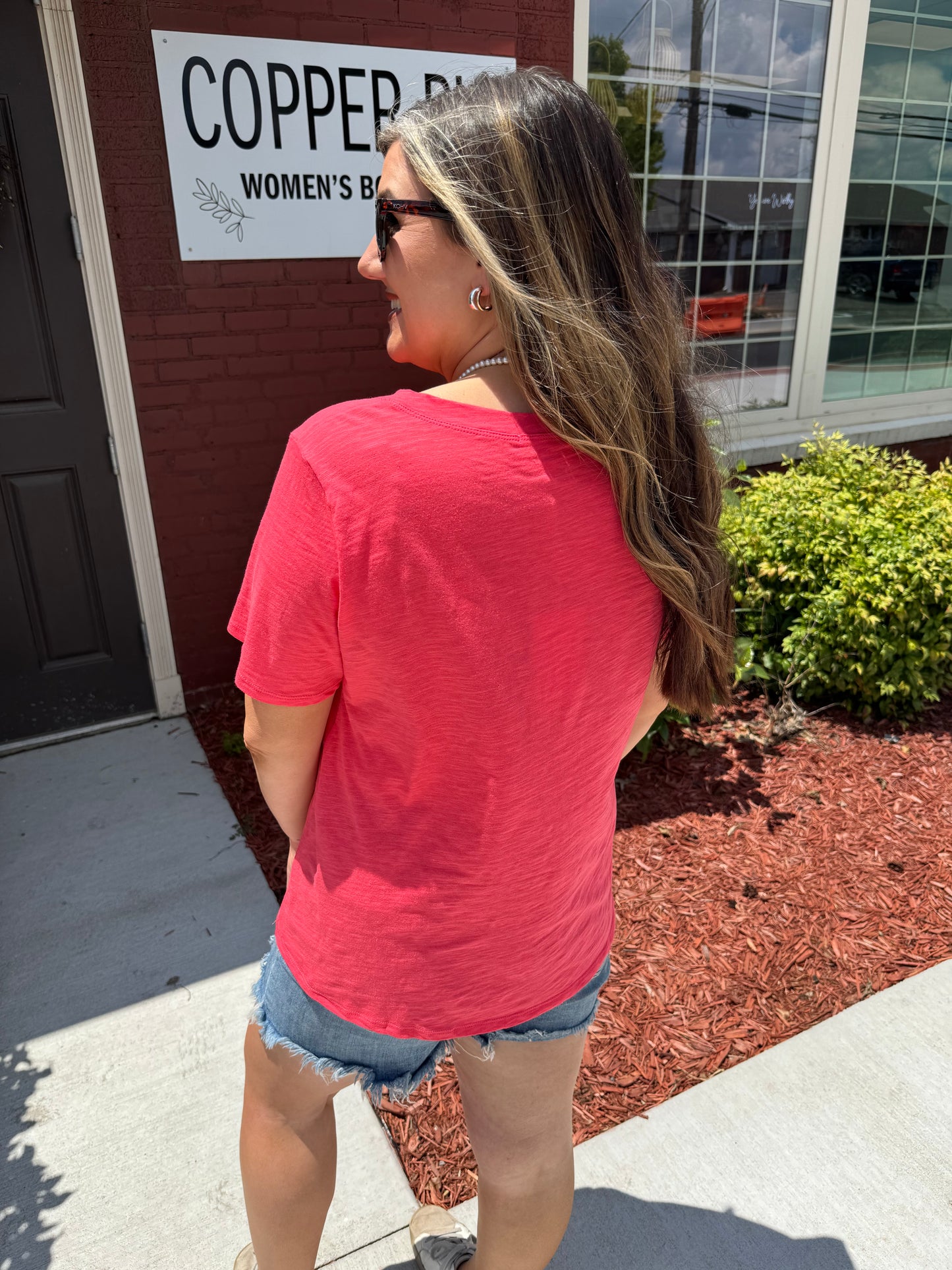 Cassie Casual V Neck