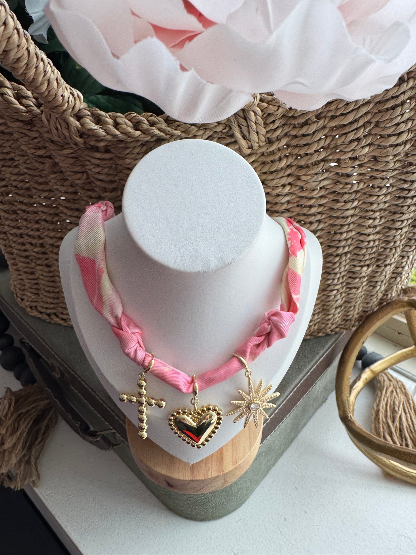 Scarf Charm Necklace