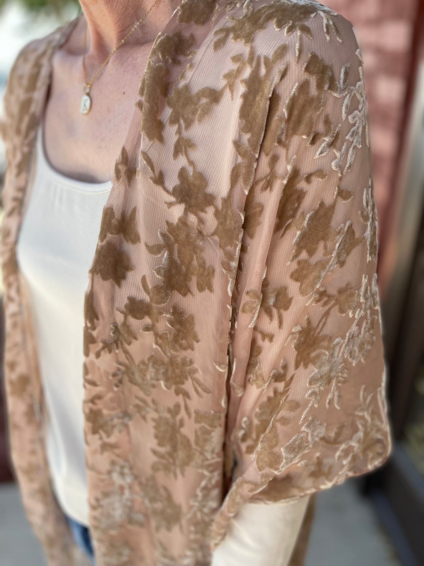 Velour Kimono
