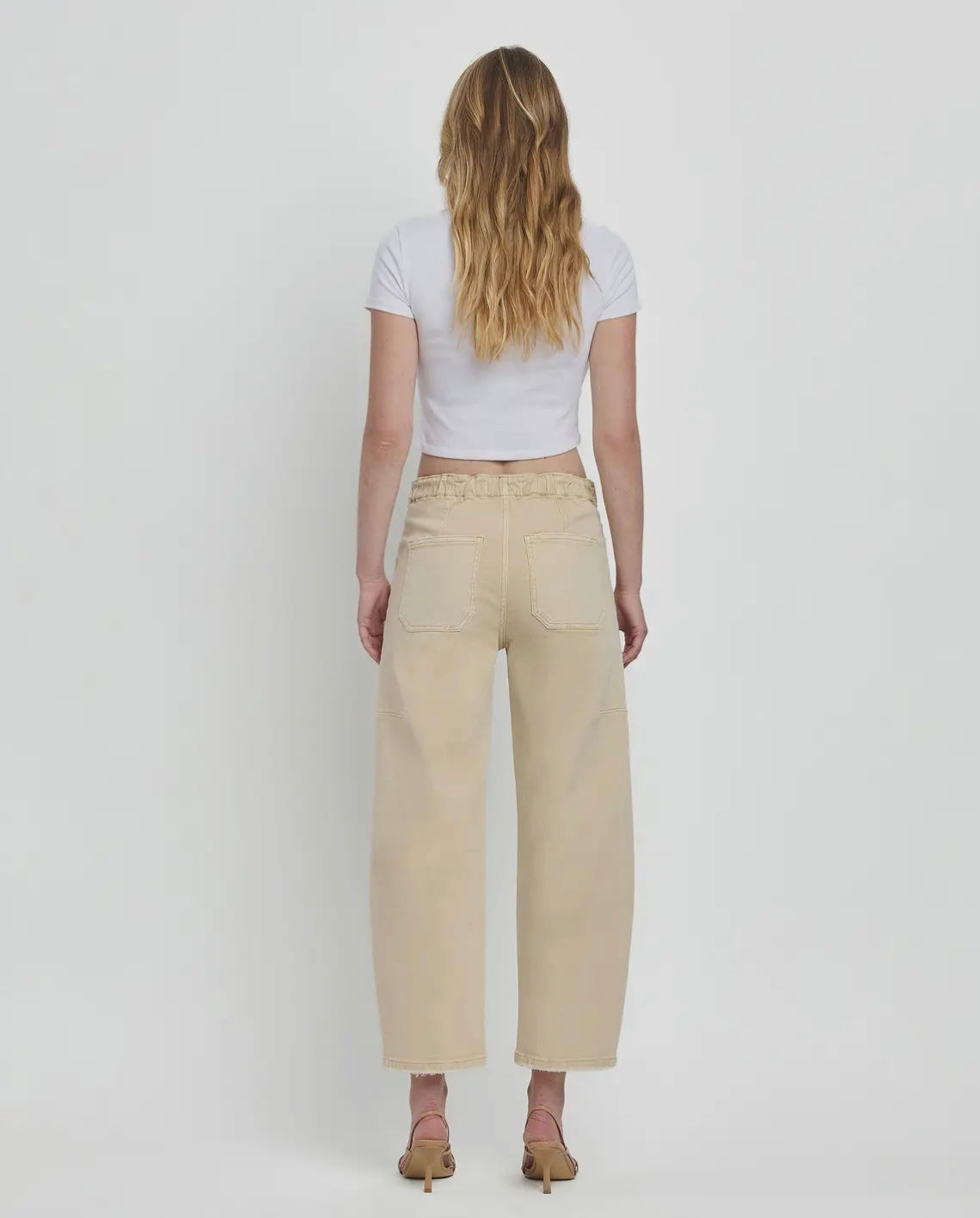Vintage Beige Barrel