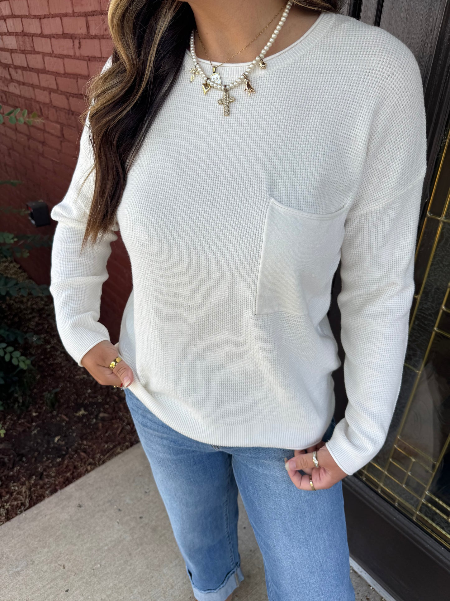 Aspen Waffle Sweater