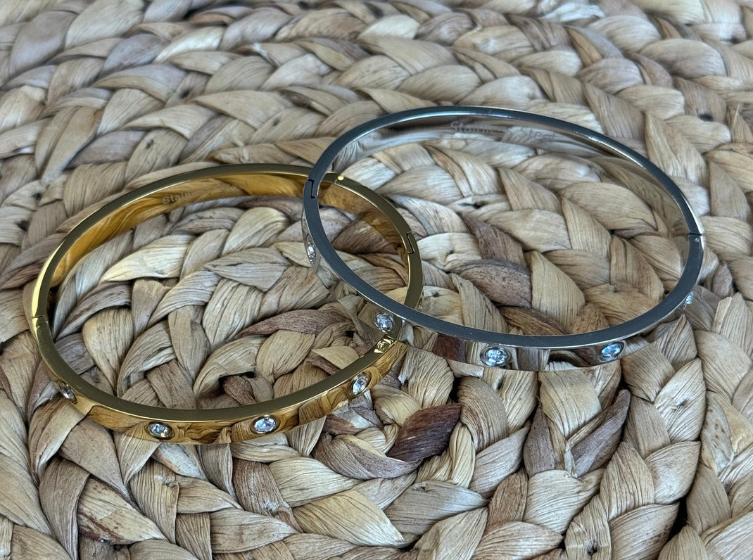 Cartier Dupe Diamond Bangle