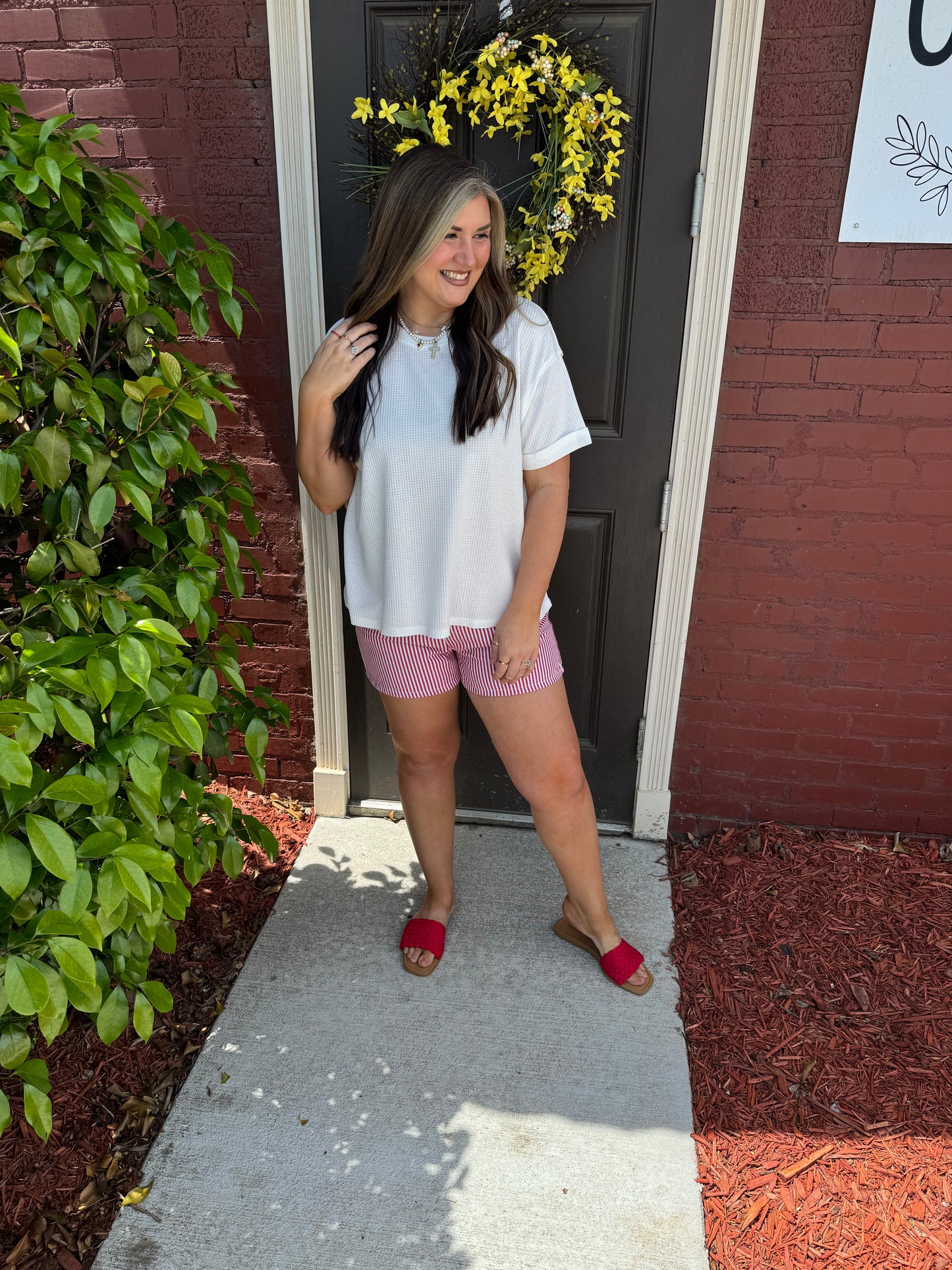 Pauline Striped Shorts