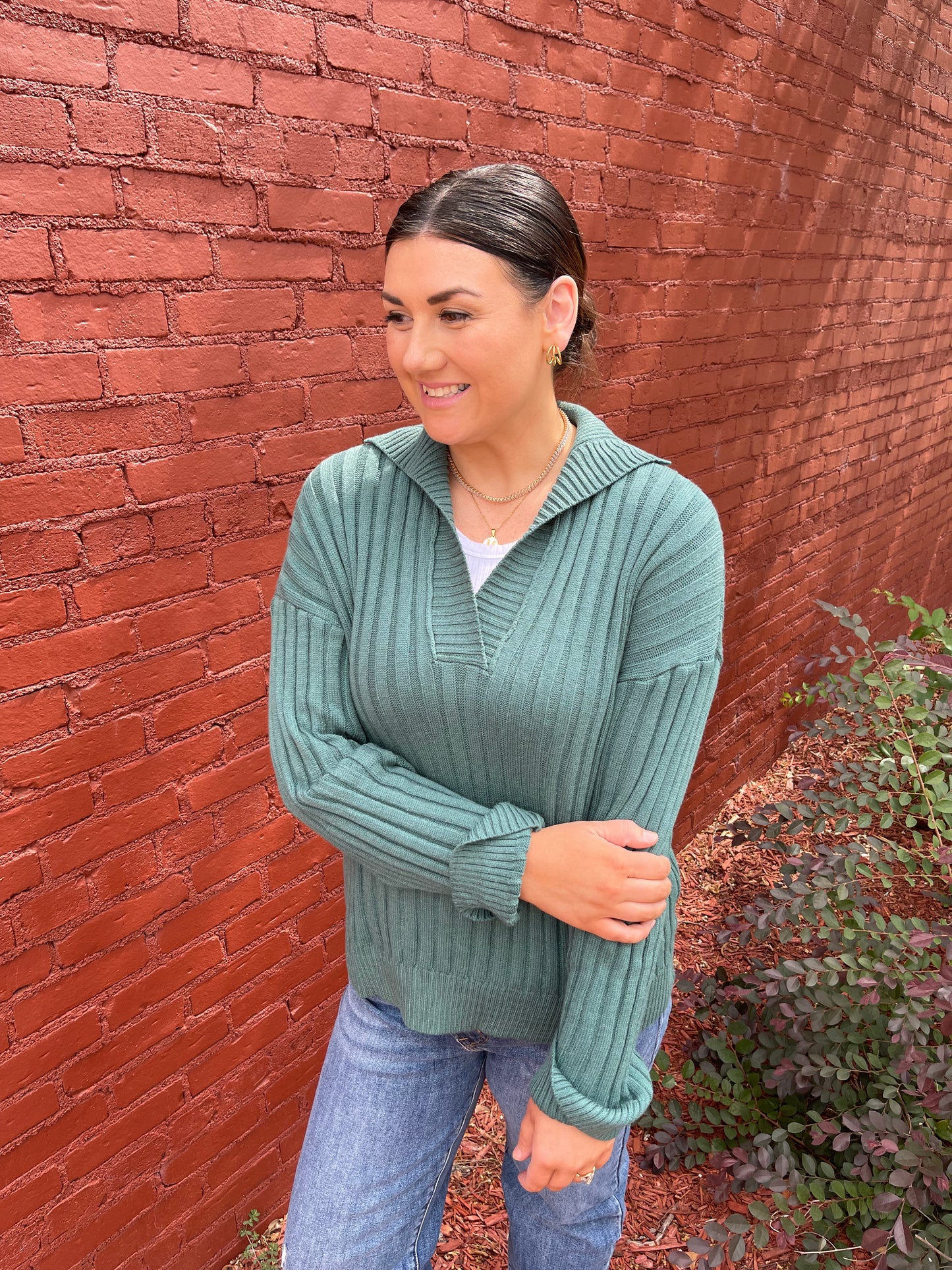 Preppy Sweater Top