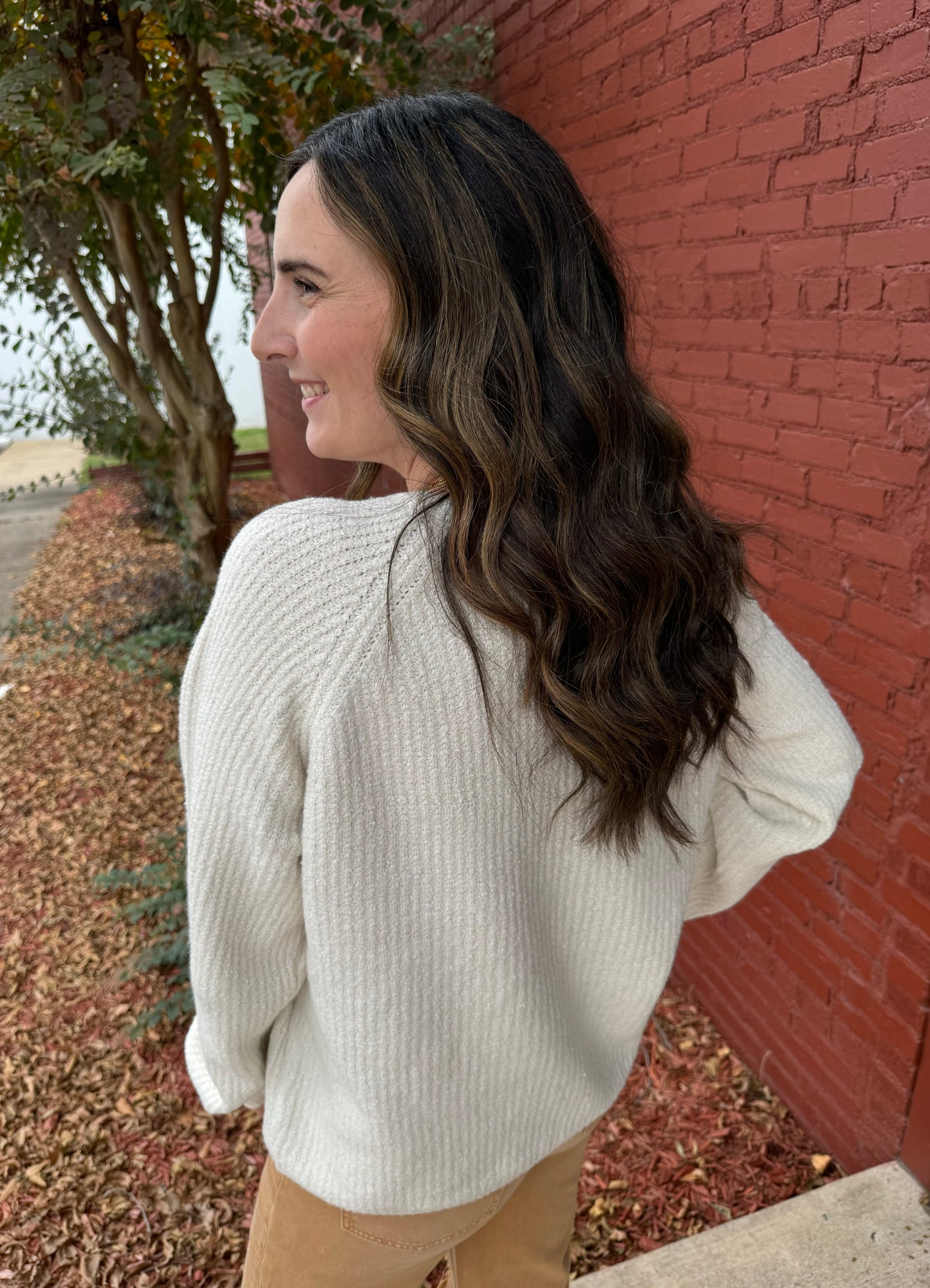 Fresh Snow Cream Sweater