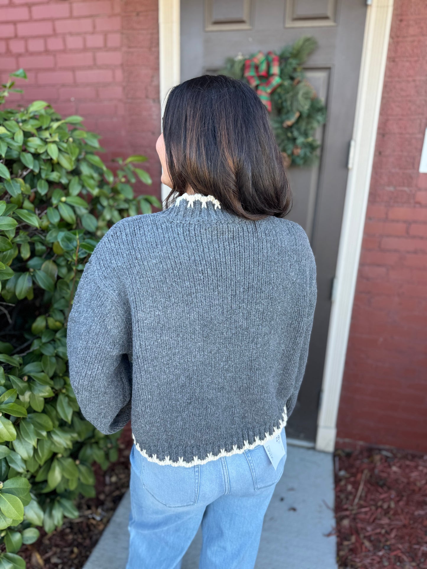 Blanket Stitch Sweater