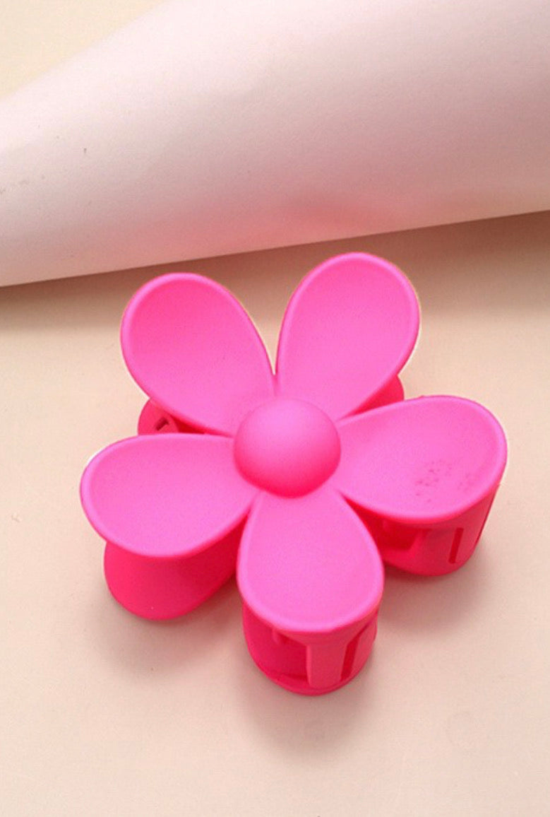 Matte Flower Hair Clip