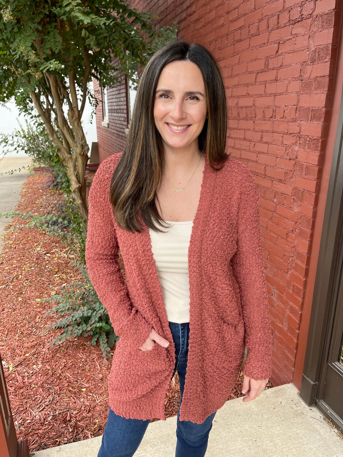 Popcorn Open Cardi