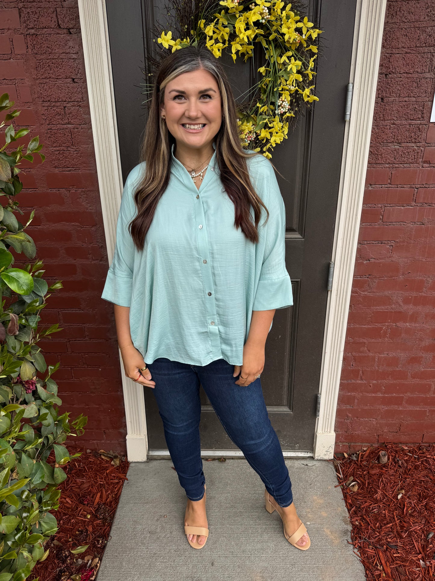 Winnie Satin Top
