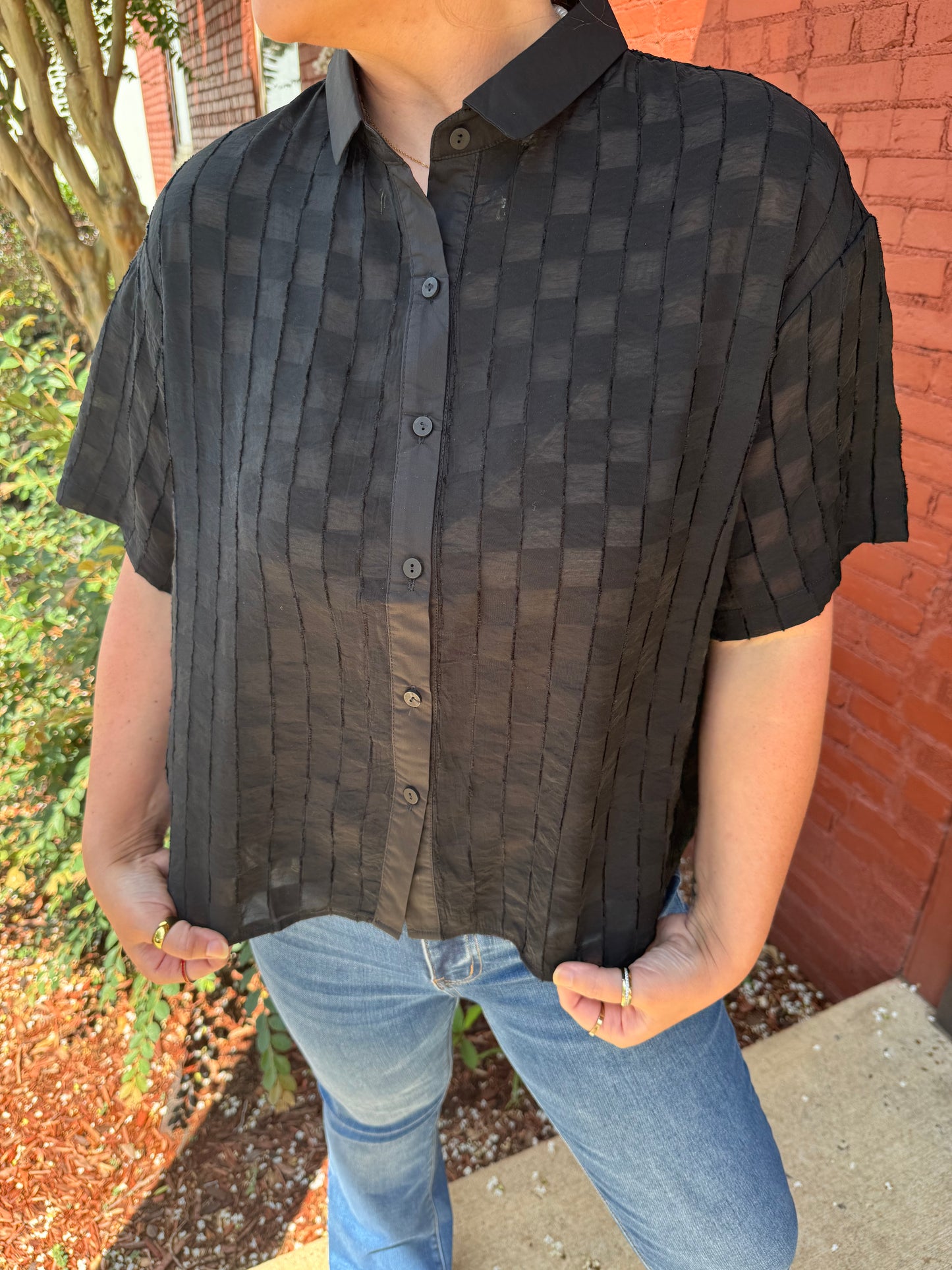 Jackie Button Blouse