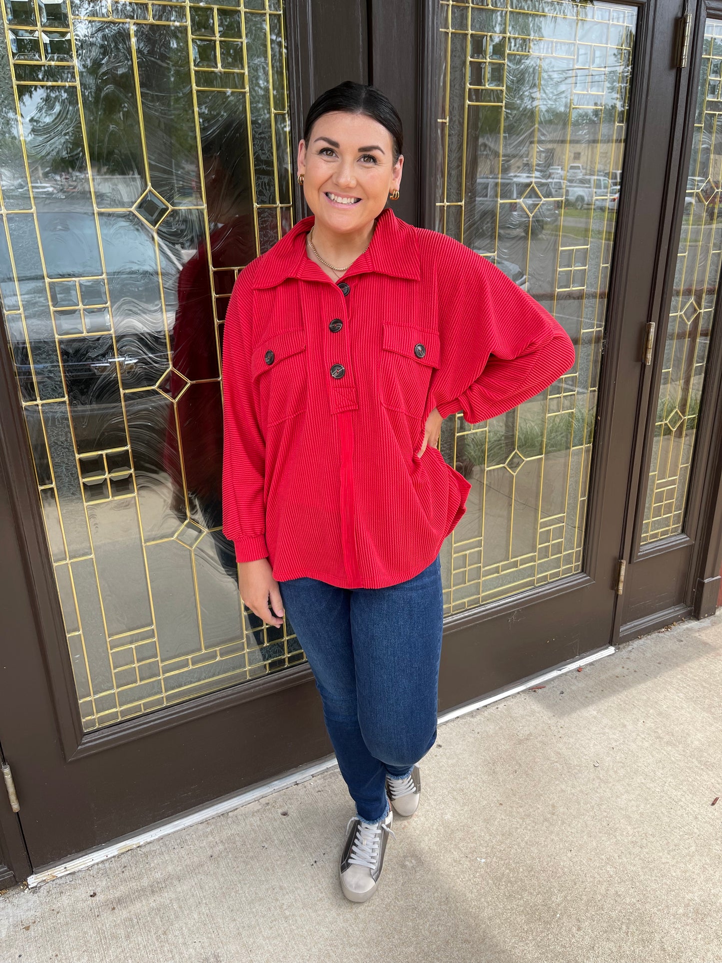 Ribbed Game Day 2.0 Pullover