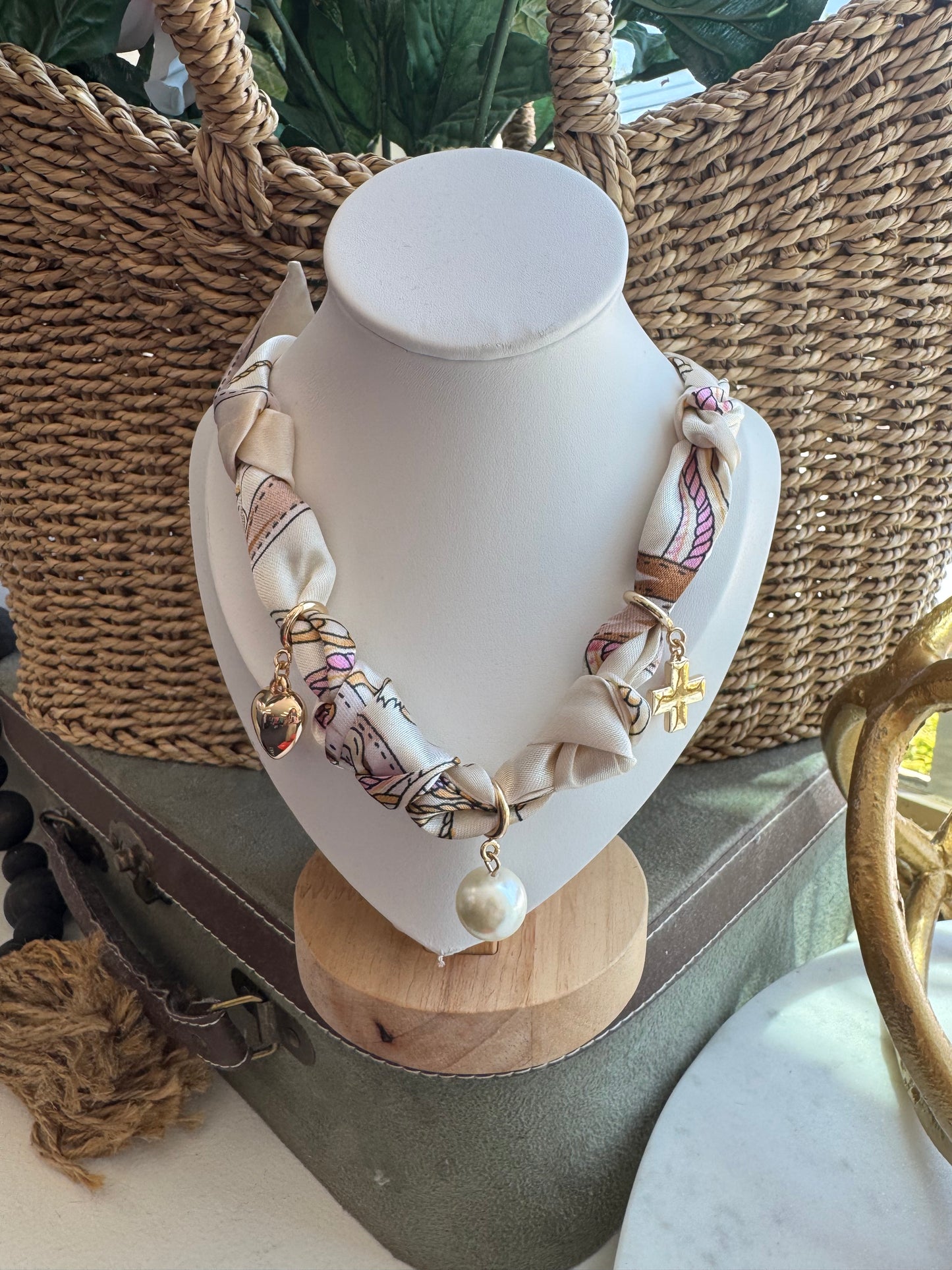 Scarf Charm Necklace