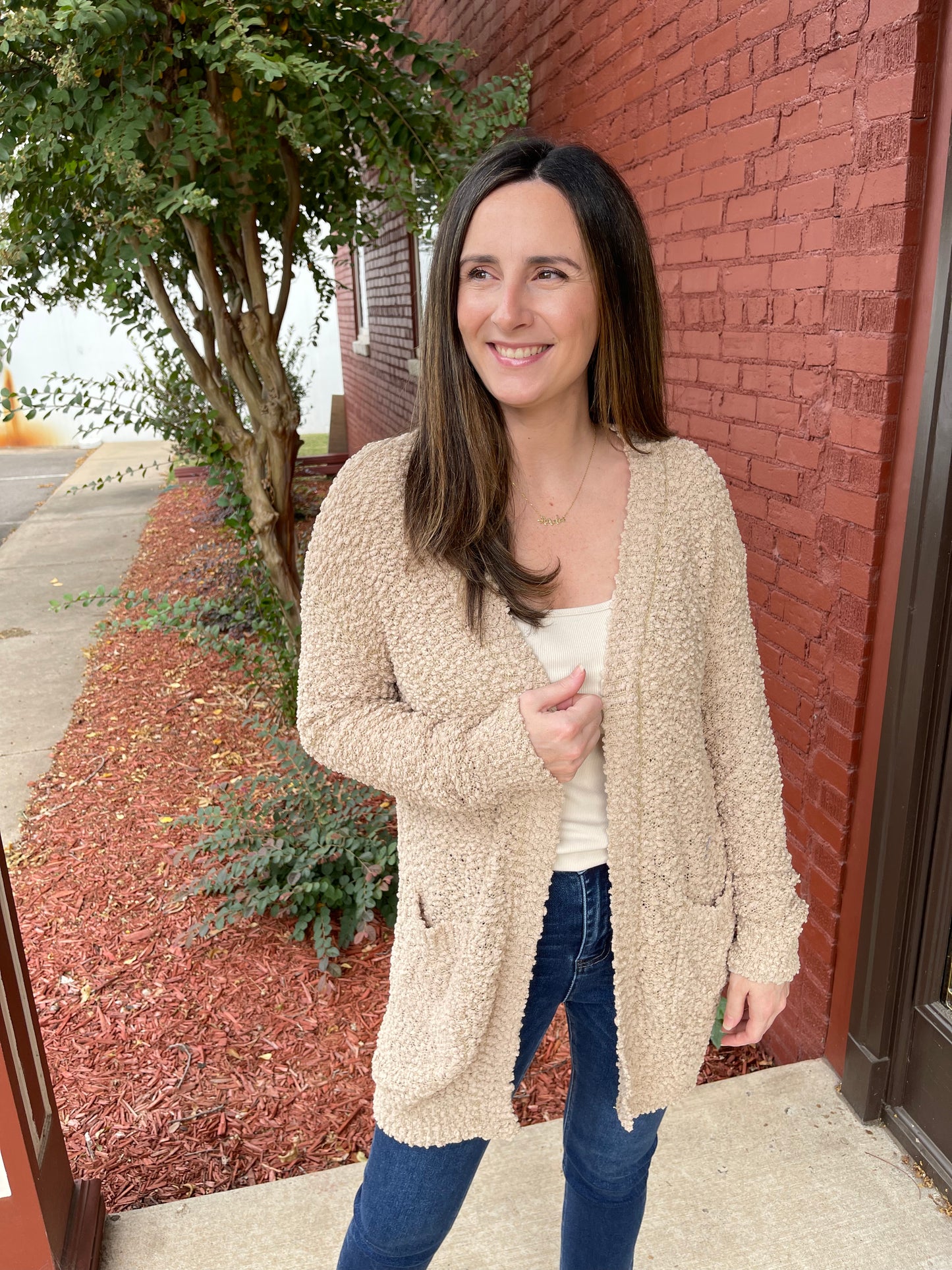 Popcorn Open Cardi
