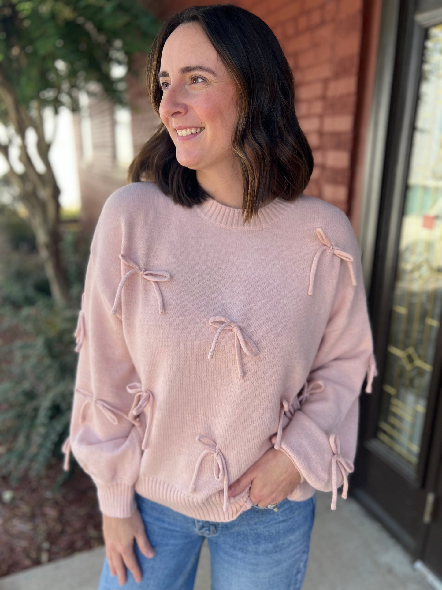 Indie Bow Sweater