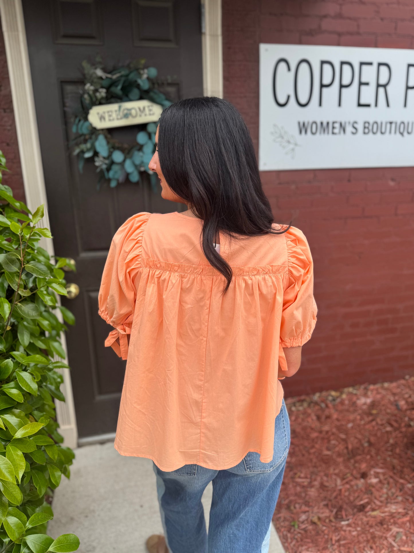Peach Skies Top