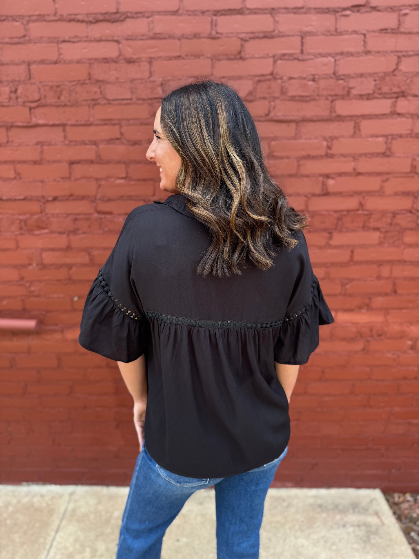 Ria Ruffle Blouse