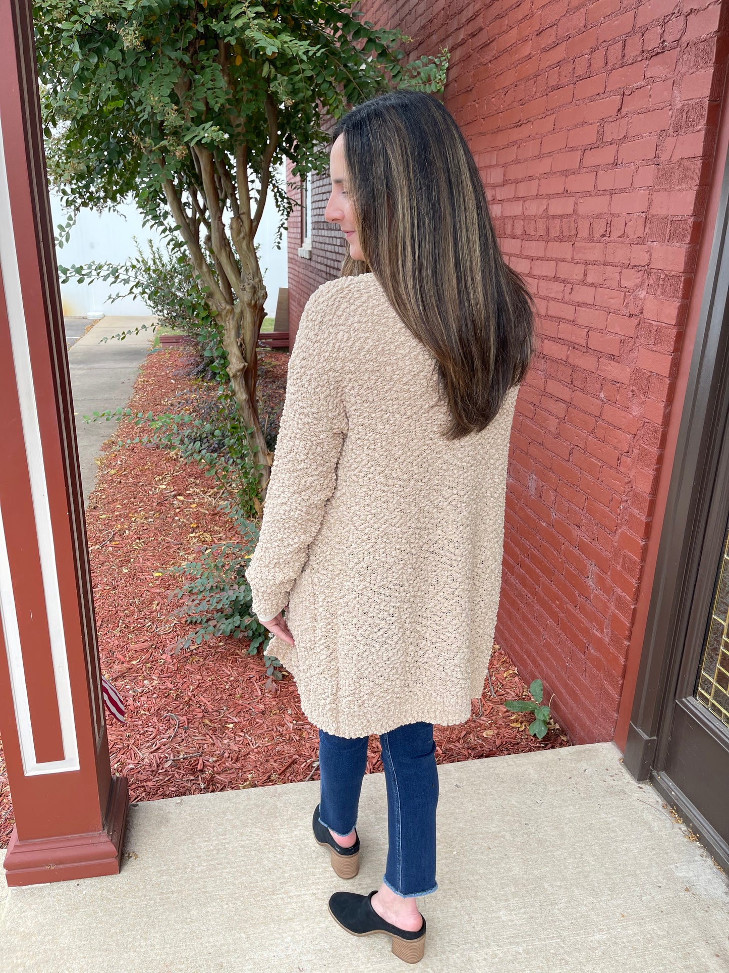 Popcorn Open Cardi