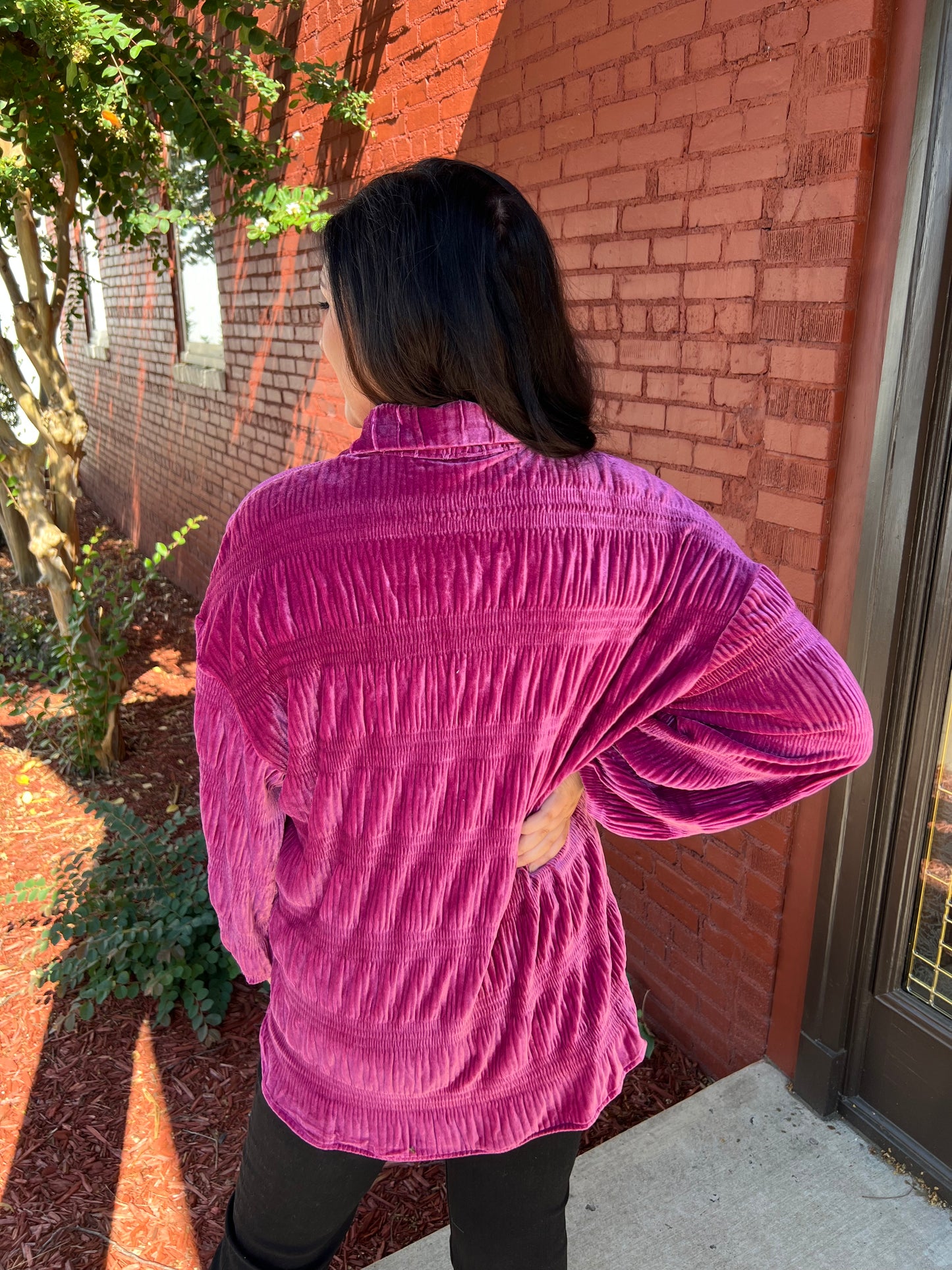 Anything It Takes Velvet Top