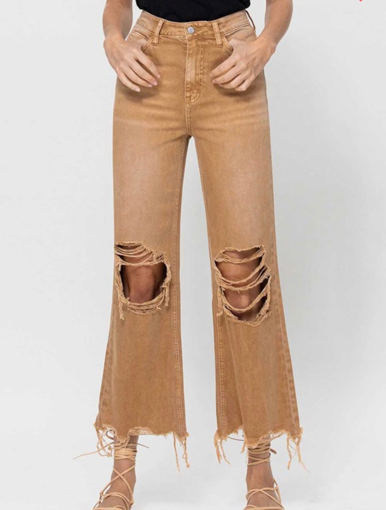 90's Vintage Crop Flare