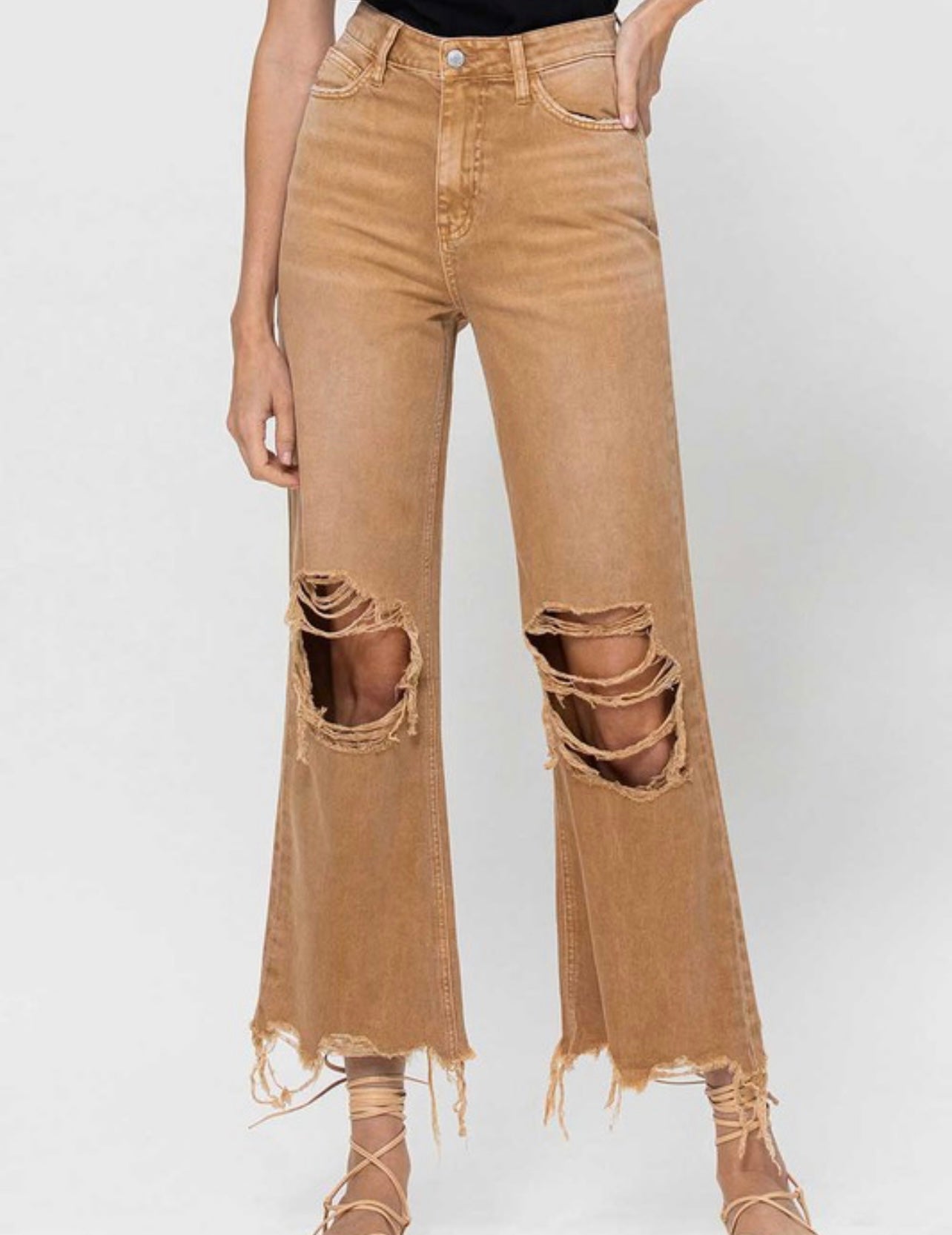 90's Vintage Crop Flare