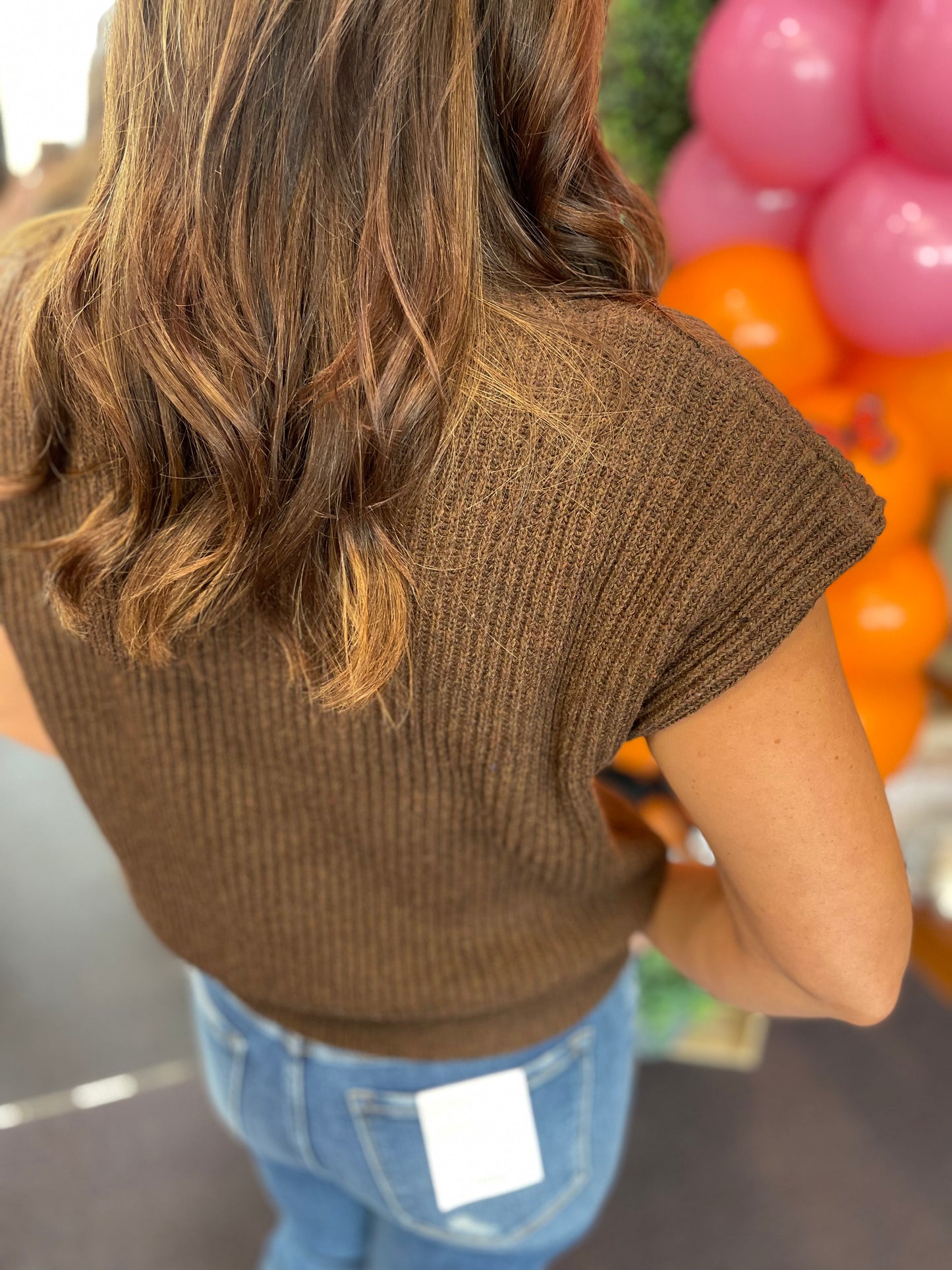 Powershoulder Sweater Vest