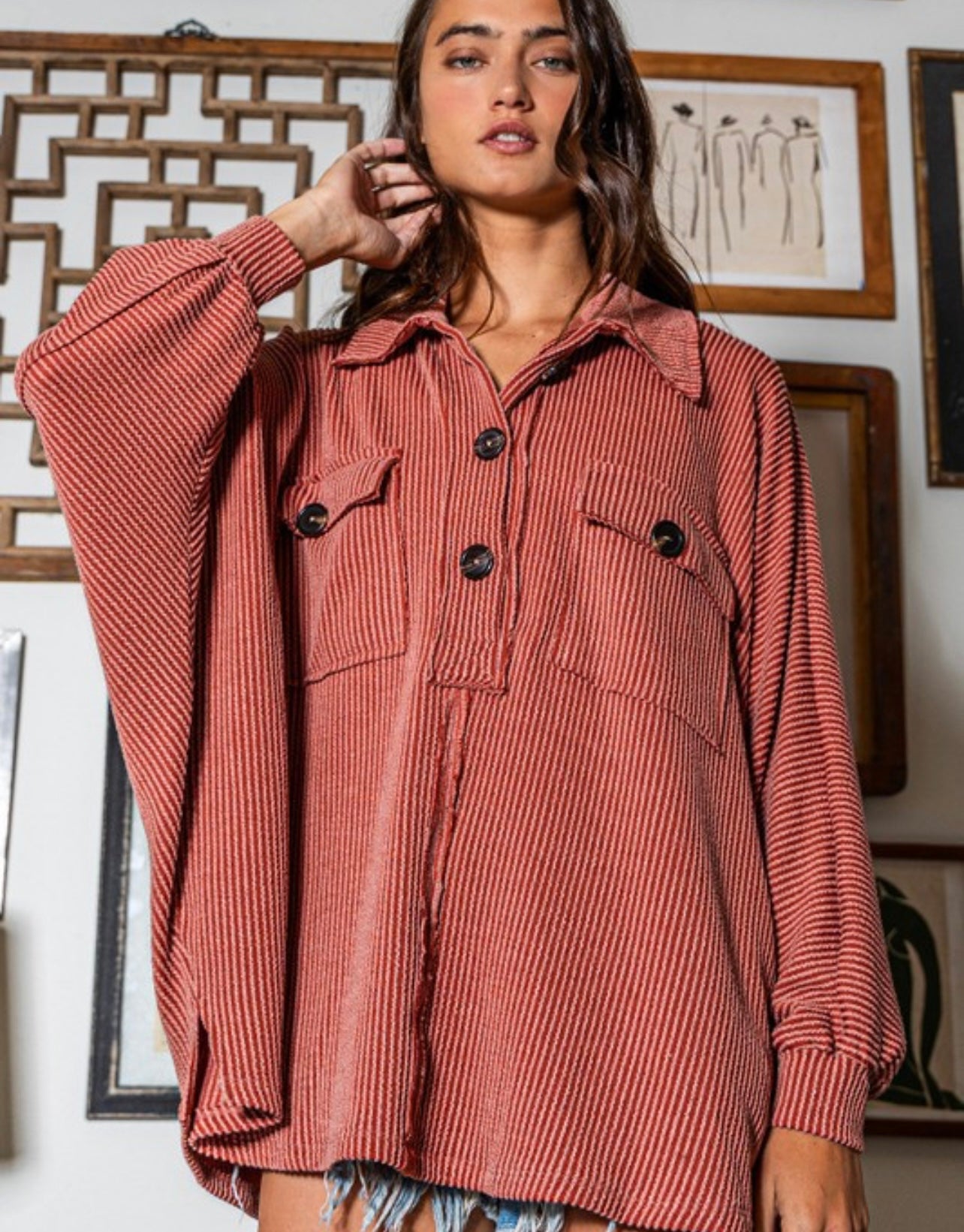 Ribbed Game Day 2.0 Pullover