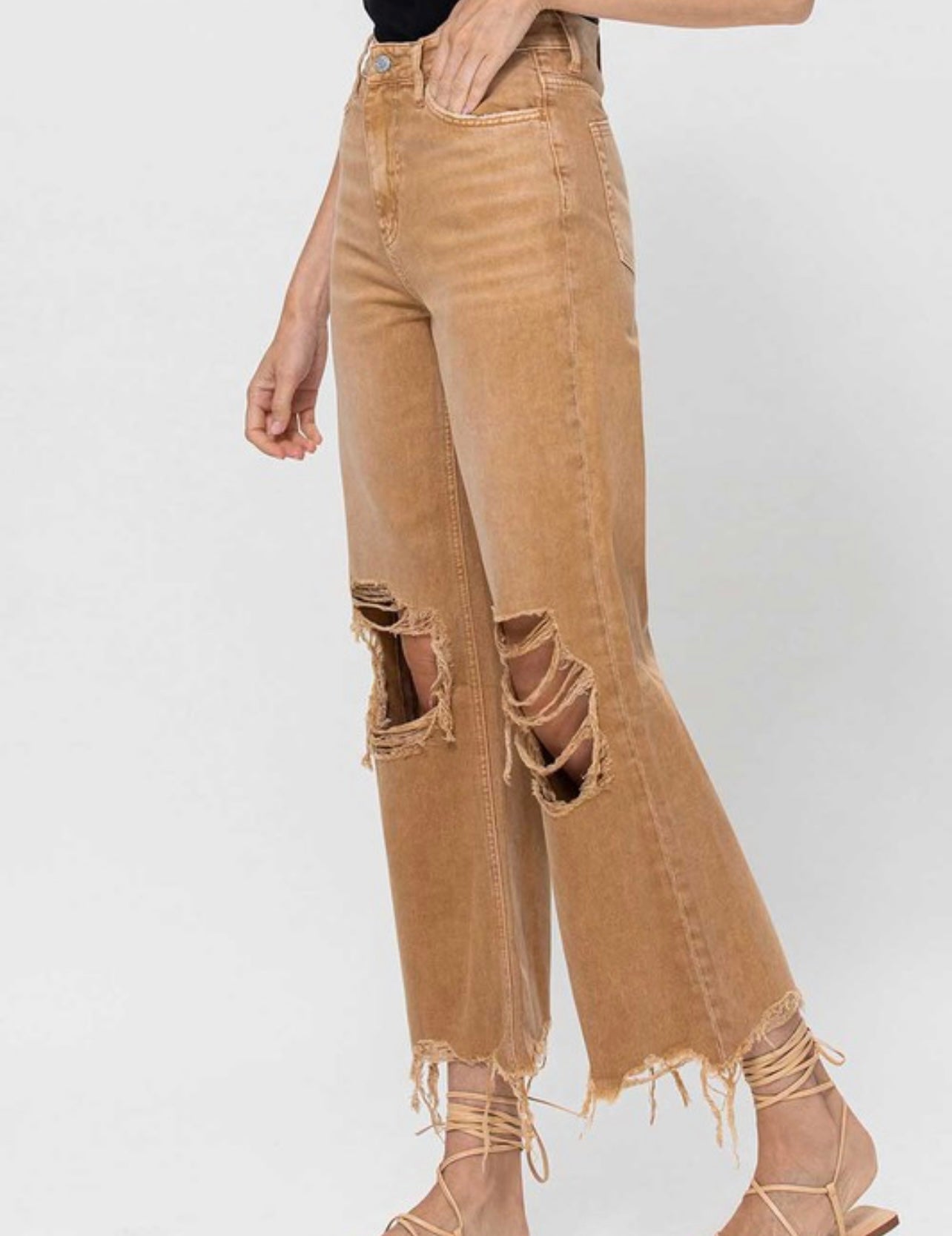 90's Vintage Crop Flare